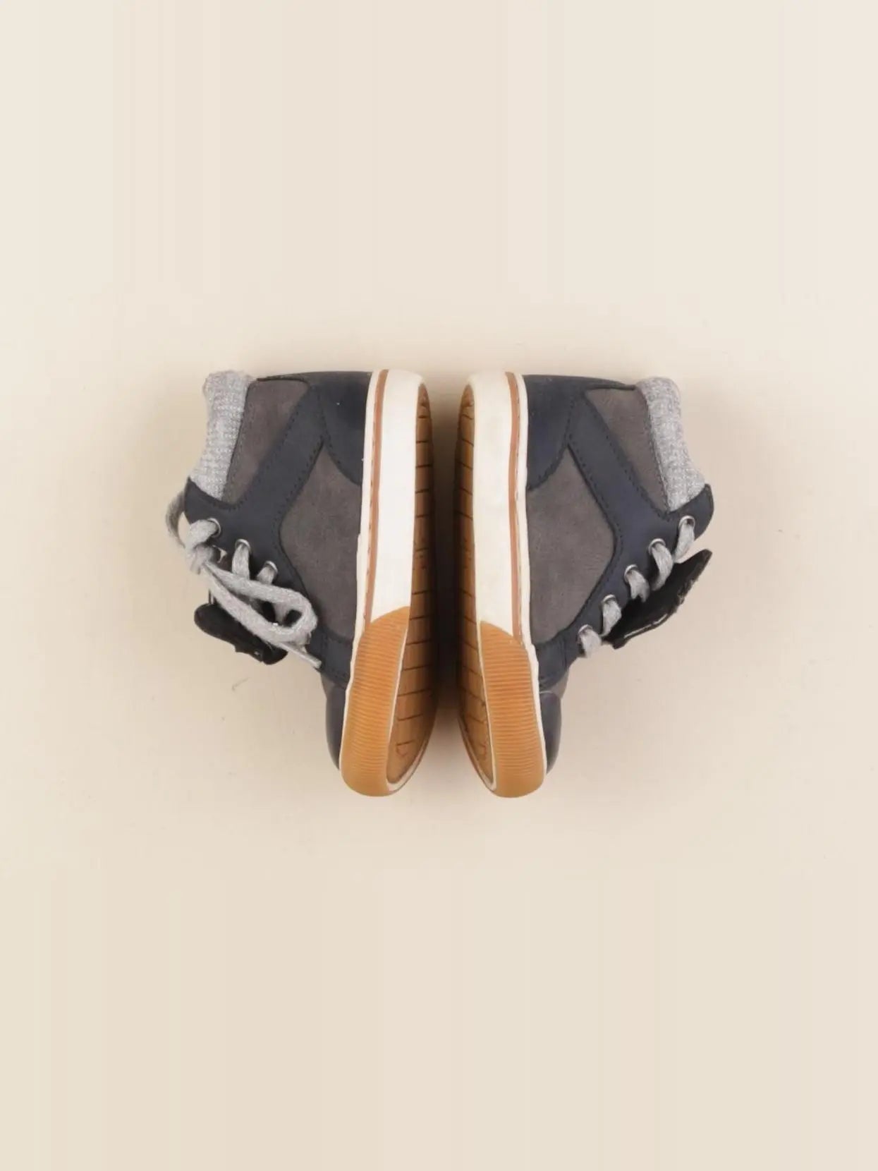 Vertbaudet - baskets bleu, gris - pointure 22