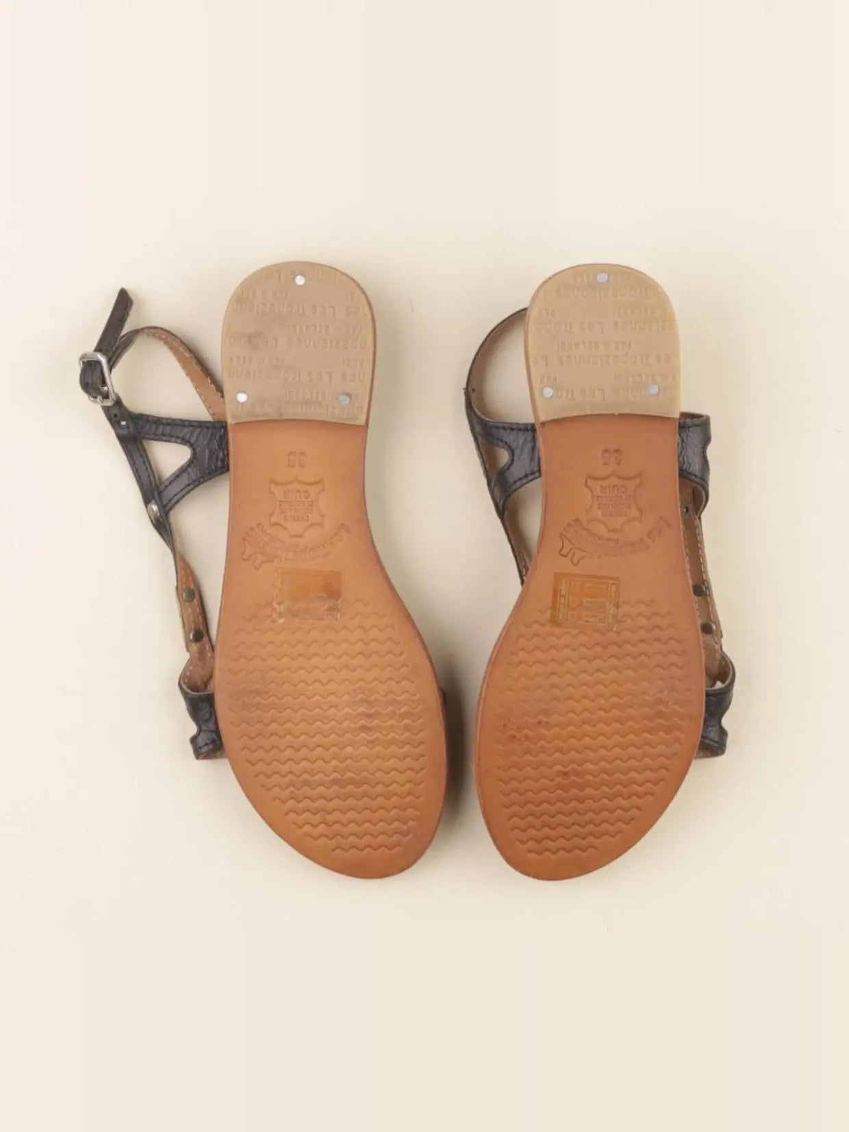 Les Tropéziennes - sandales noir - pointure 35