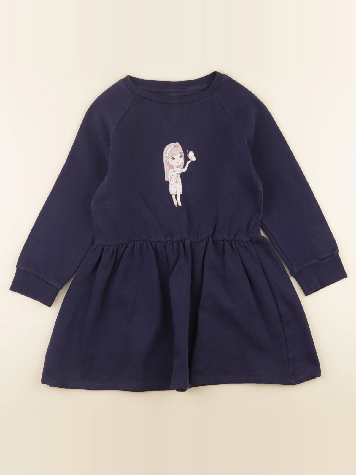 Galeries Lafayette - robe bleu - 8 ans