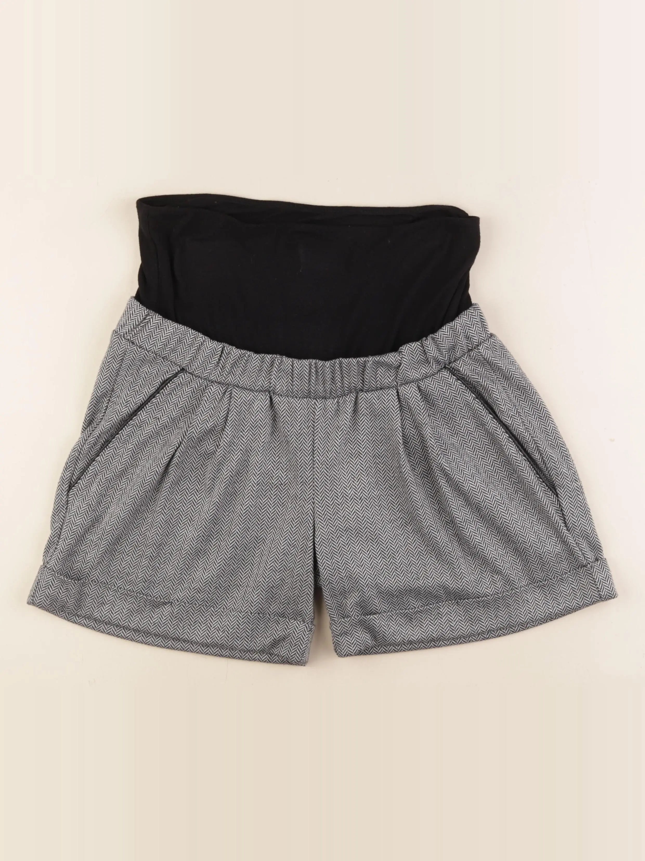 Envie de fraise - short grossesse blanc, noir - 40