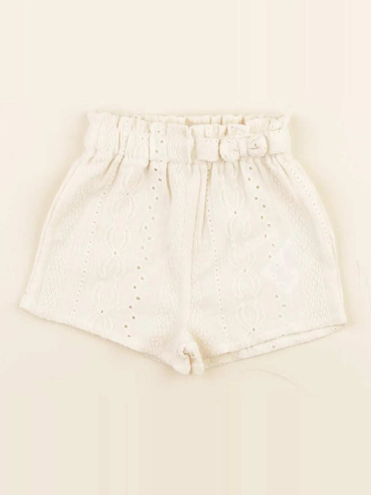 Vertbaudet - short blanc - 3 mois