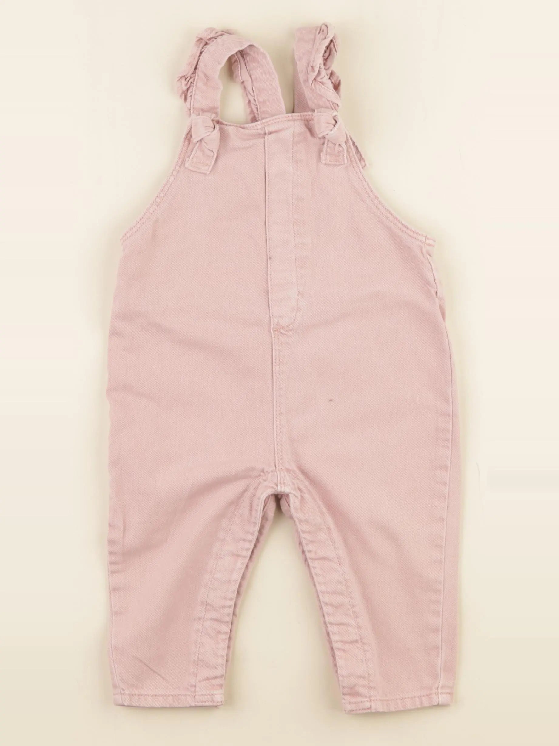 Vertbaudet - salopette rose - 12 mois