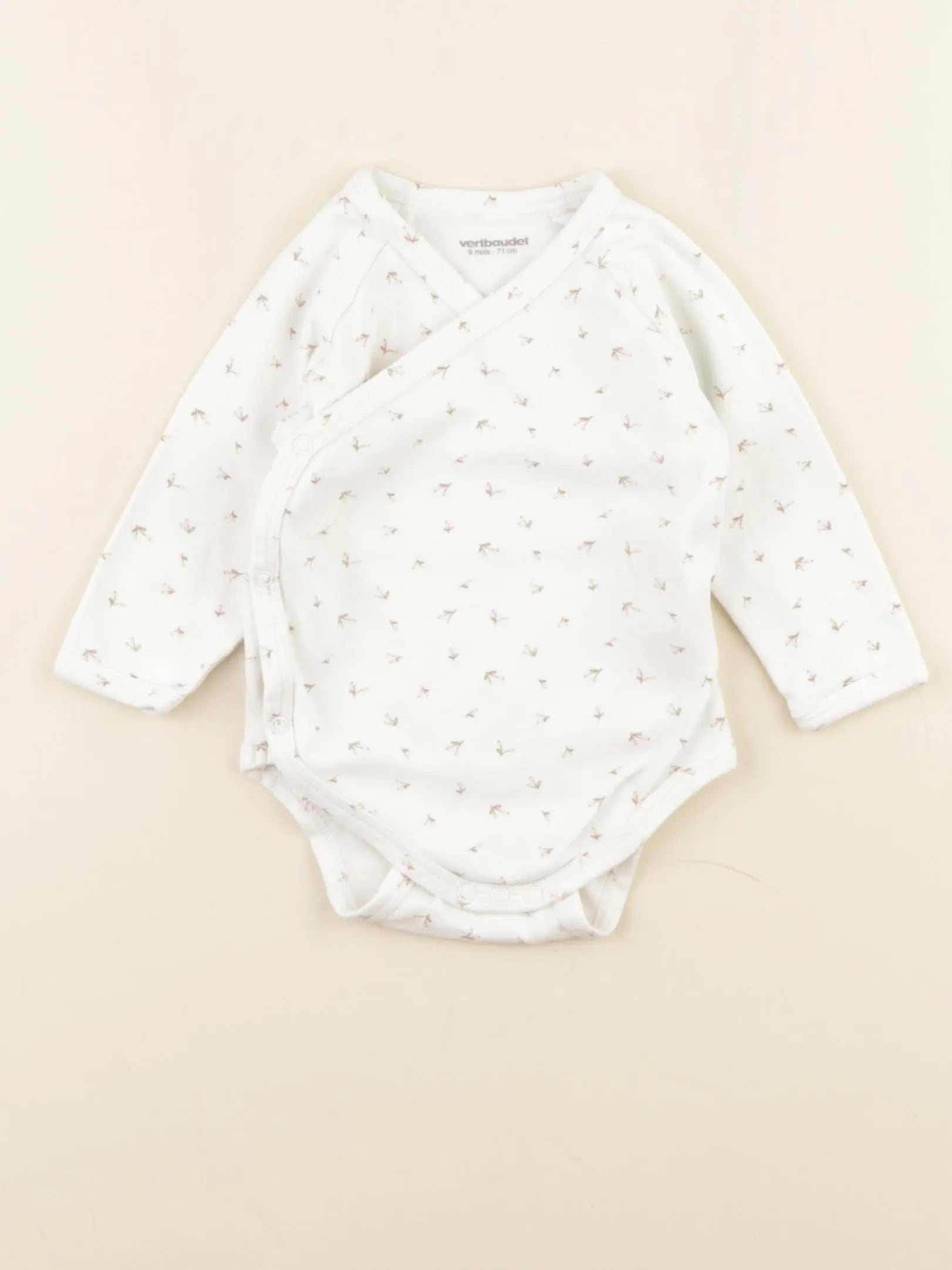 Vertbaudet - body blanc - 9 mois