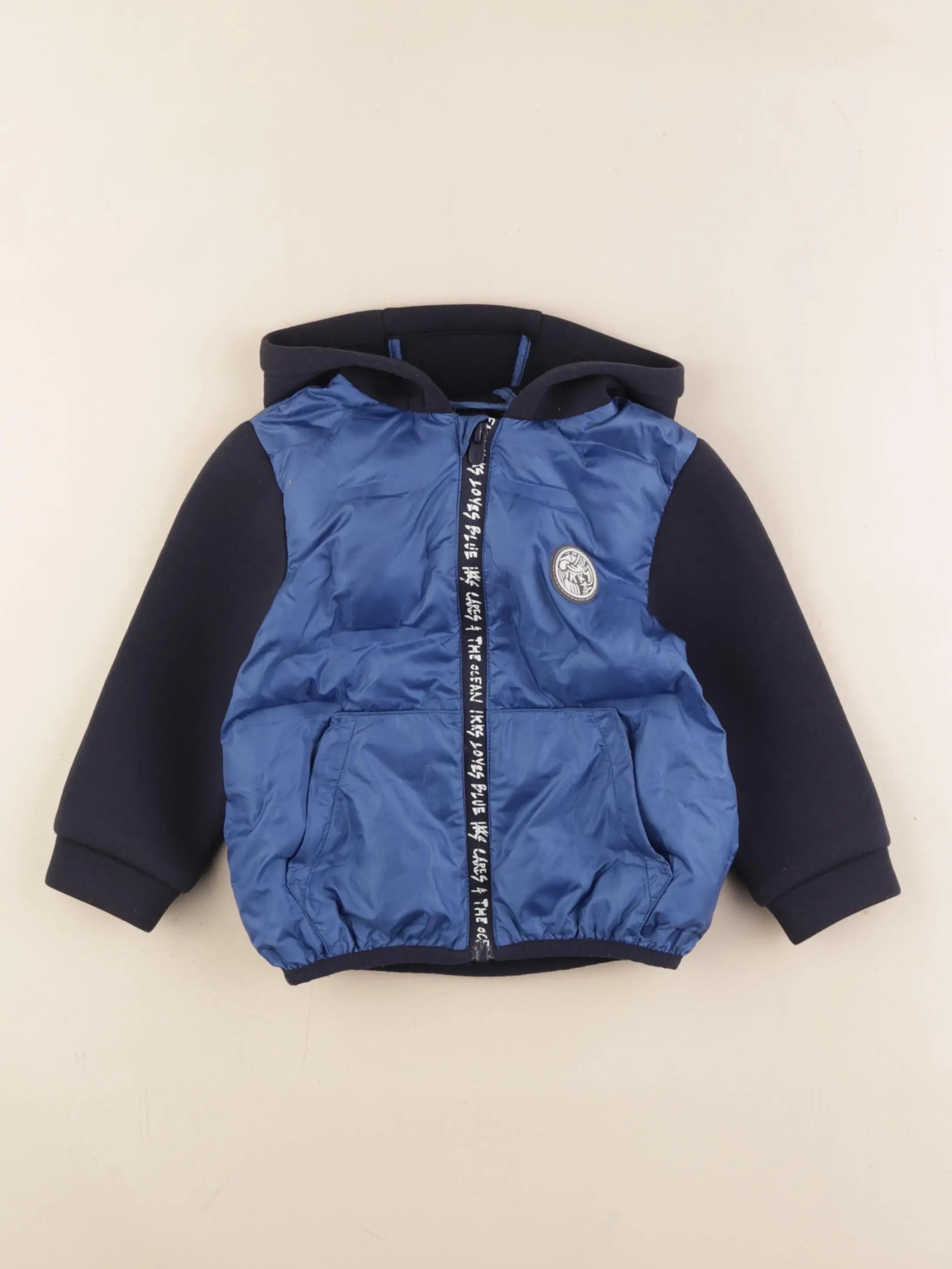 IKKS - veste bleu - 2 ans