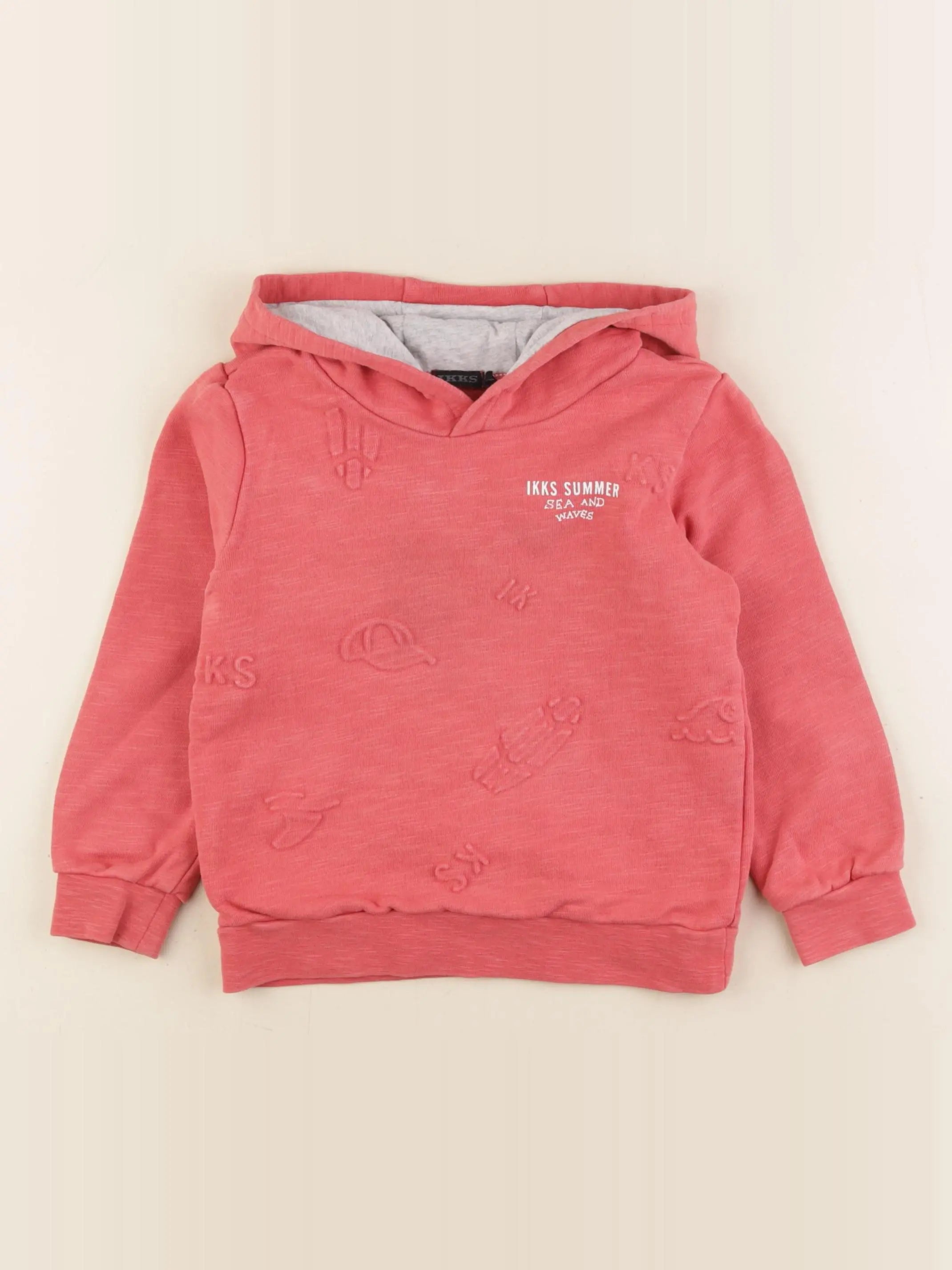 IKKS - sweat rose - 3 ans