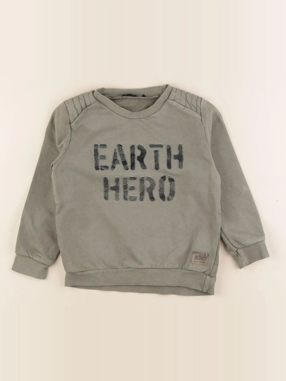 IKKS - sweat vert - 3 ans