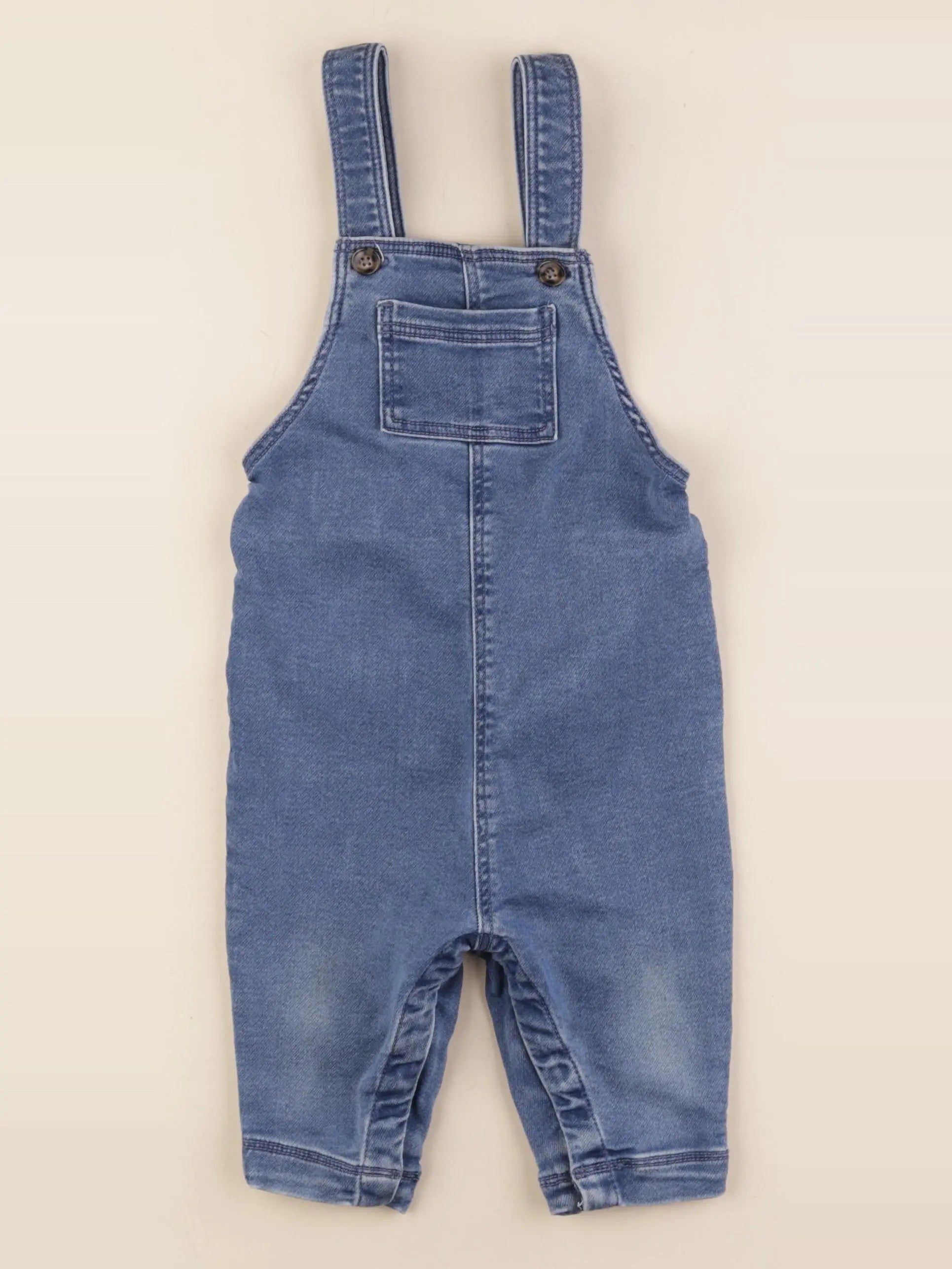 Petit Bateau - salopette bleu - 12 mois