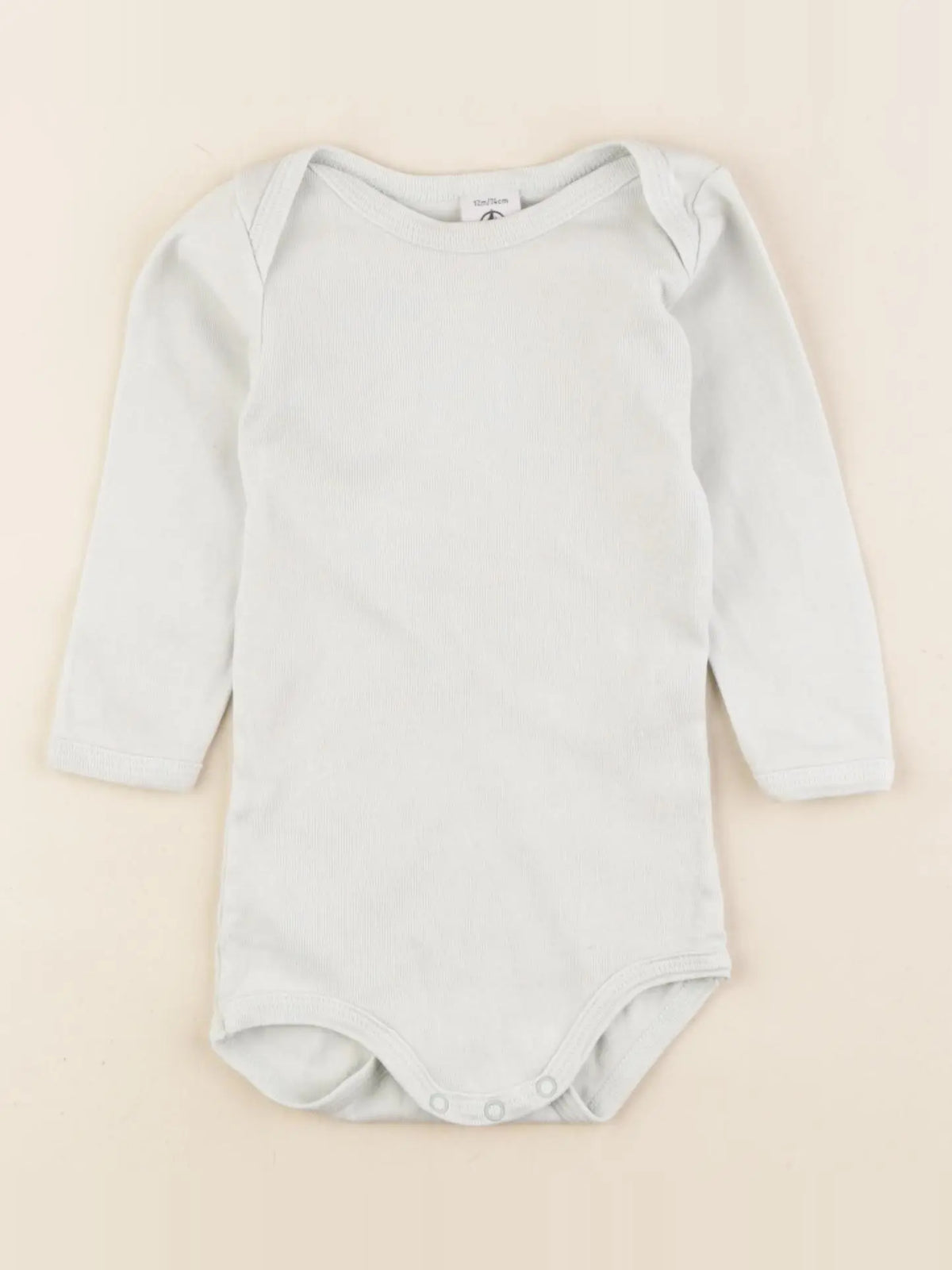 Petit Bateau - body vert - 12 mois