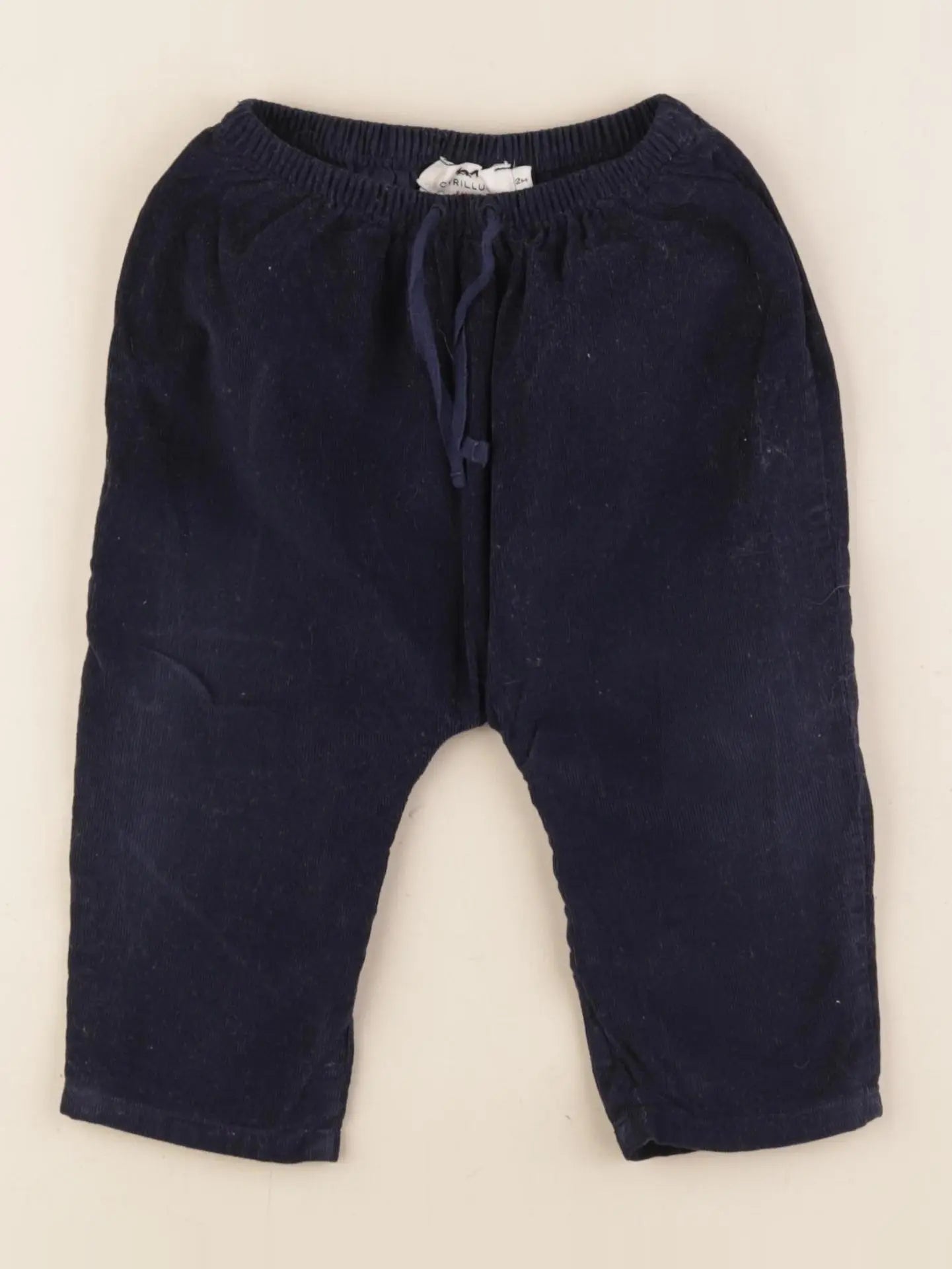 Cyrillus - pantalon bleu - 12 mois
