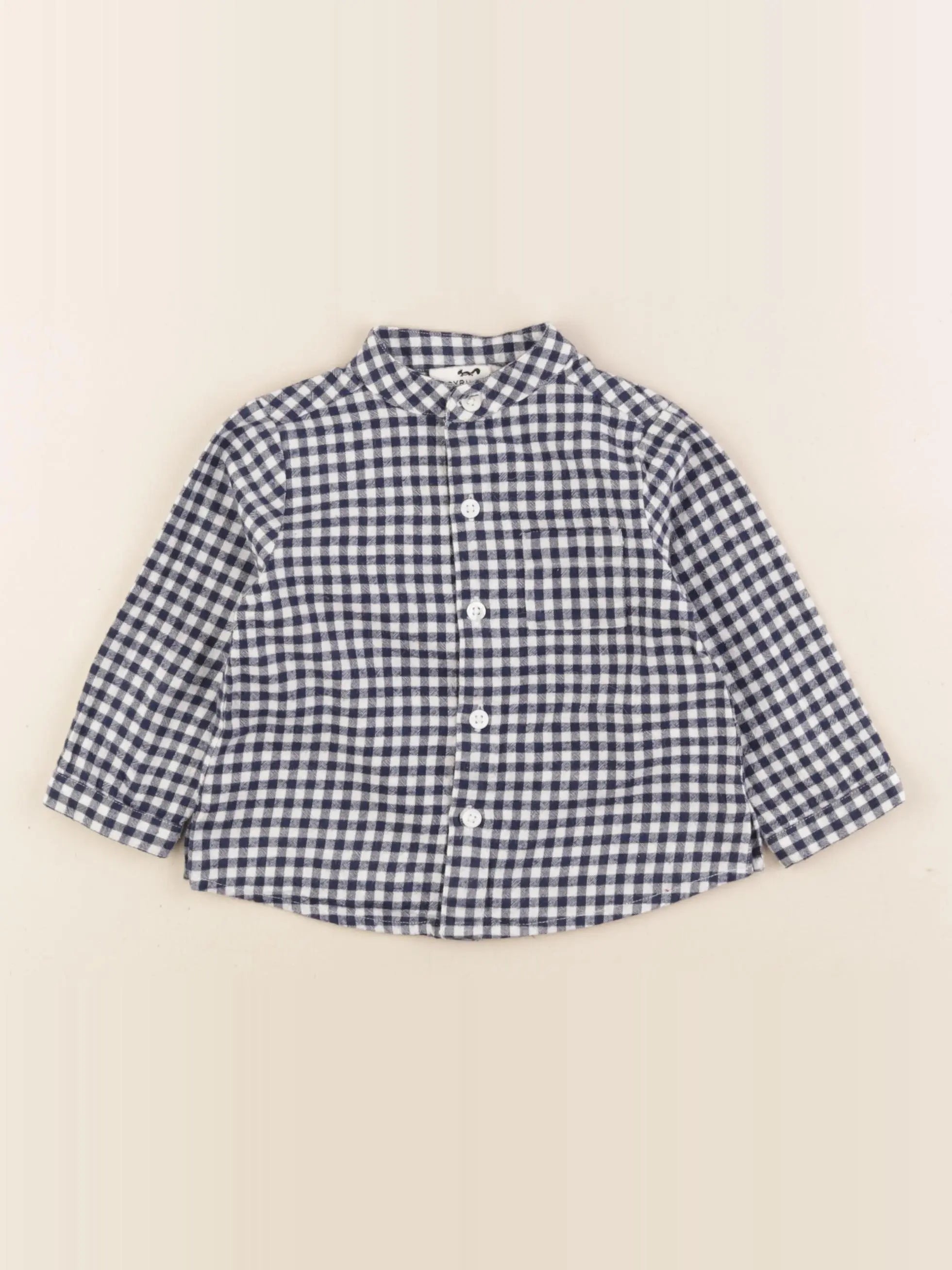 Cyrillus - chemise bleu - 12 mois