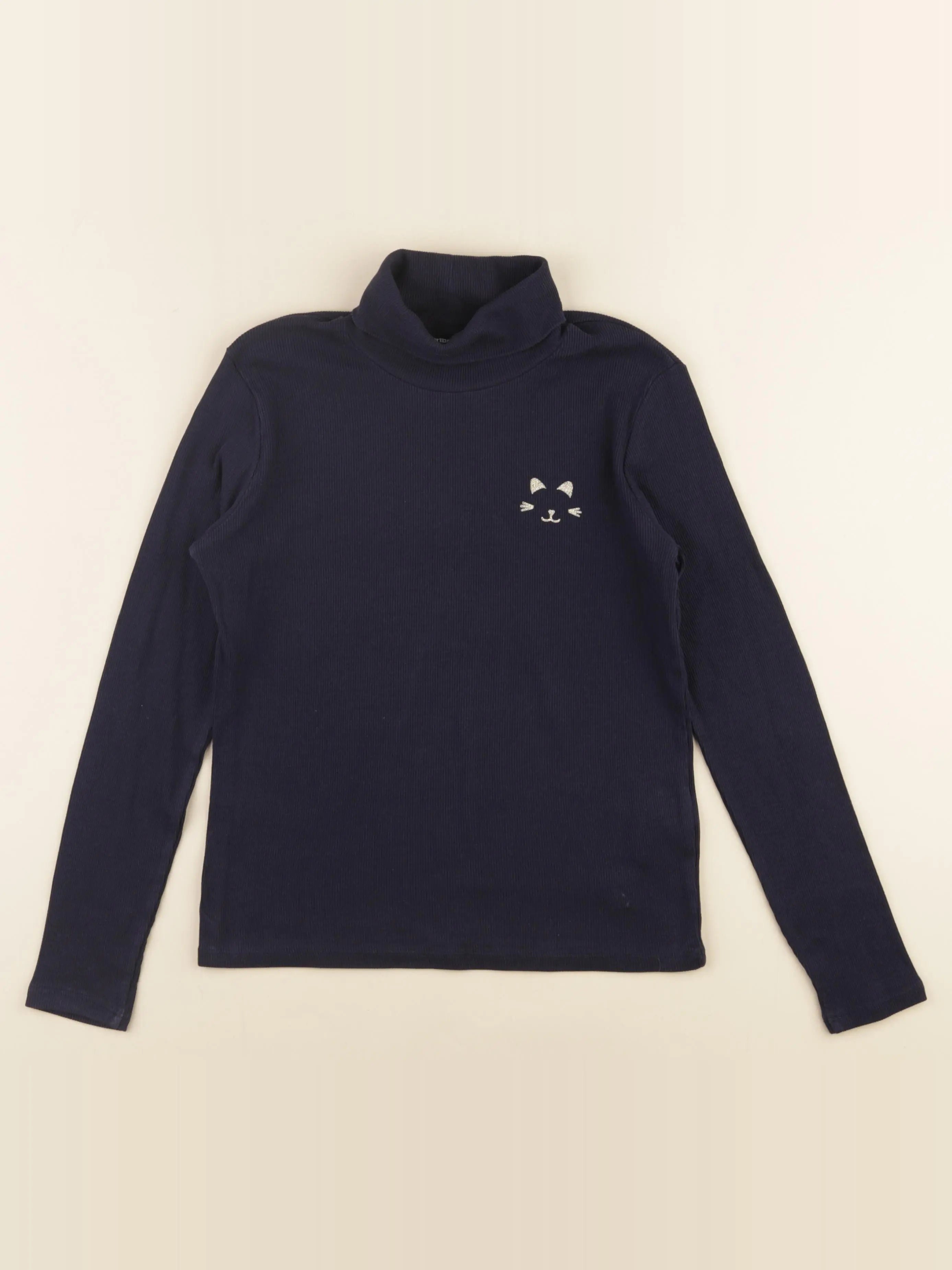 Vertbaudet - sous-pull bleu - 10 ans