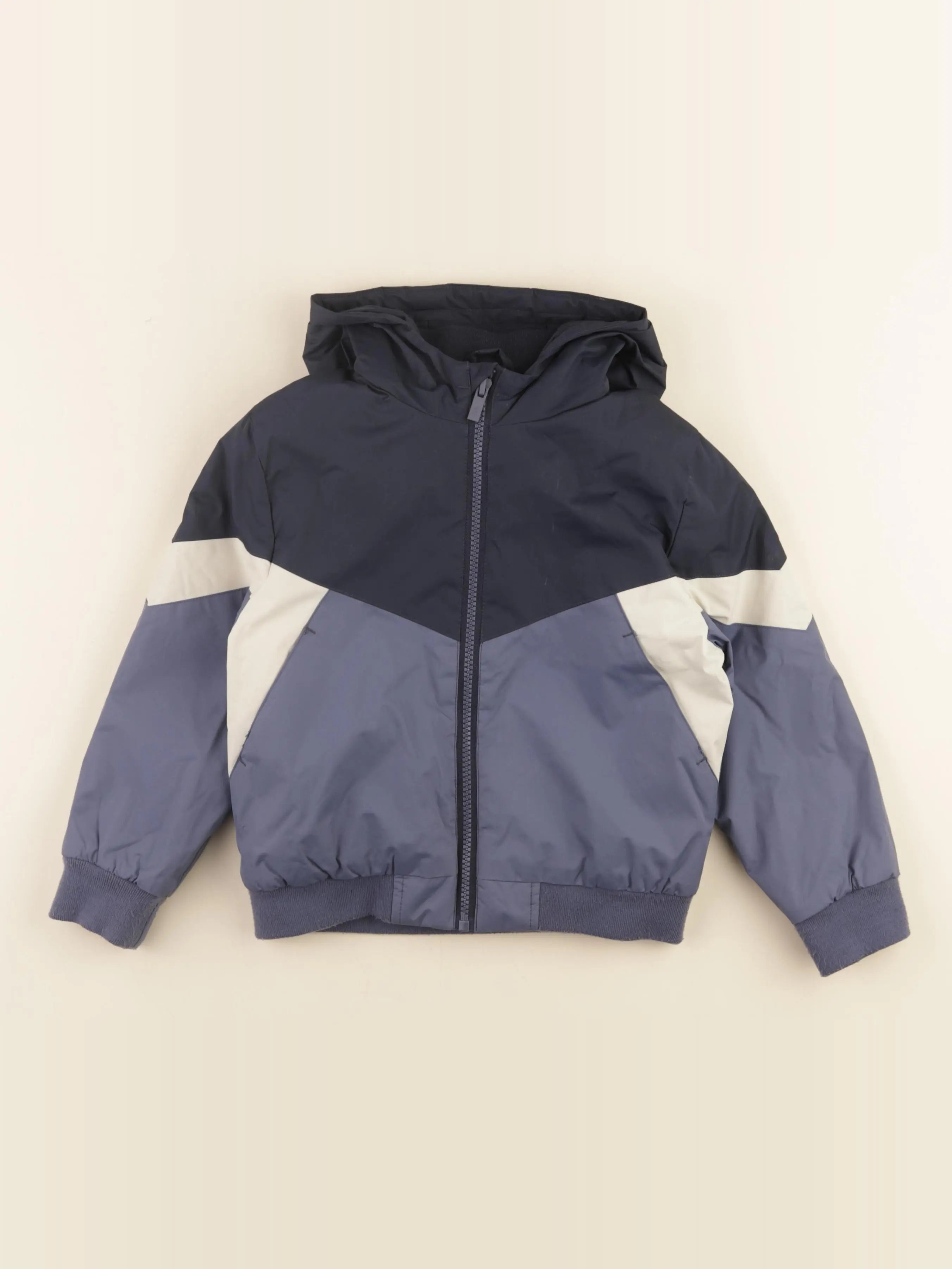 Vertbaudet - veste doublé bleu - 5 ans