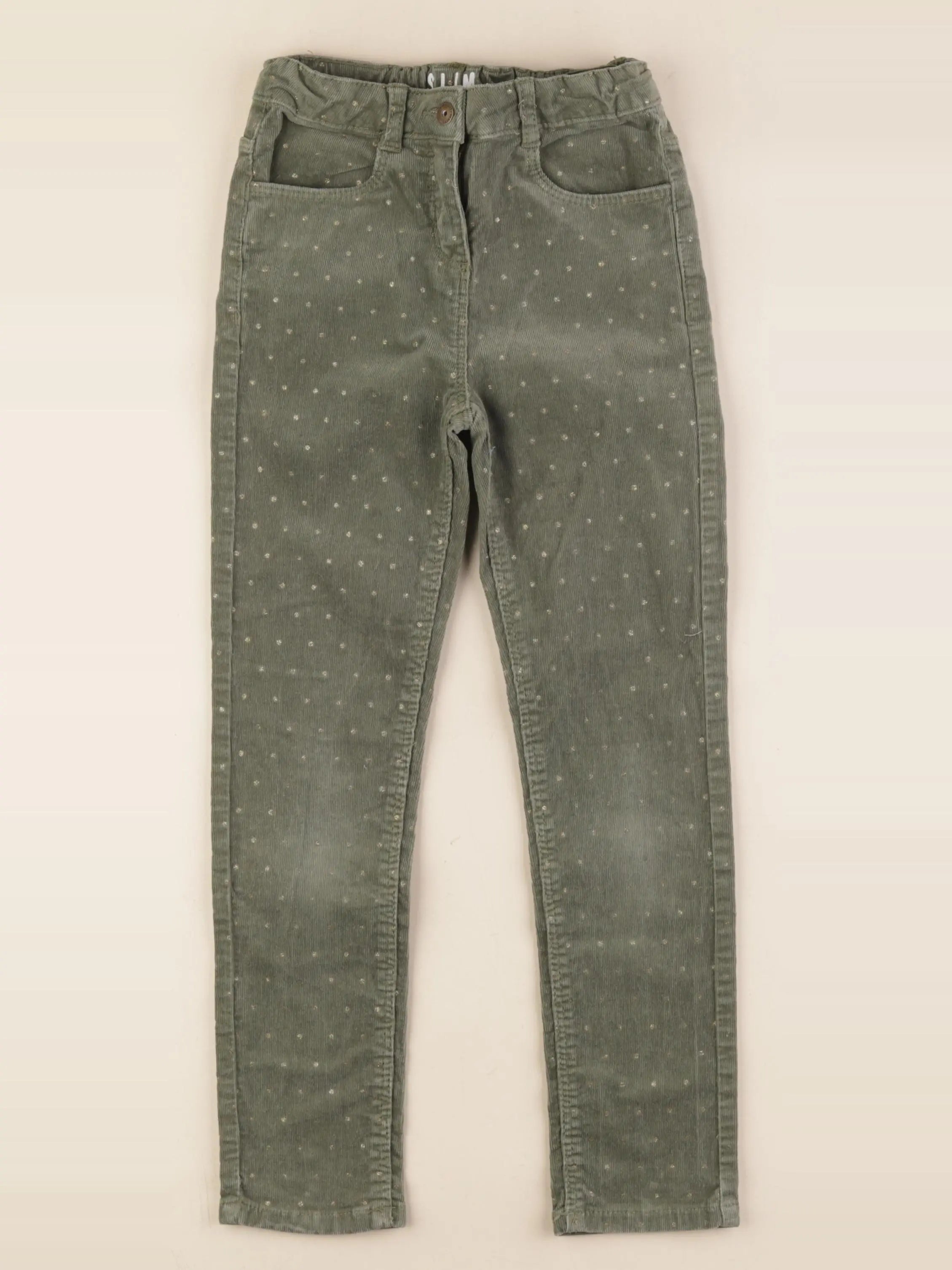 Vertbaudet - pantalon vert - 8 ans