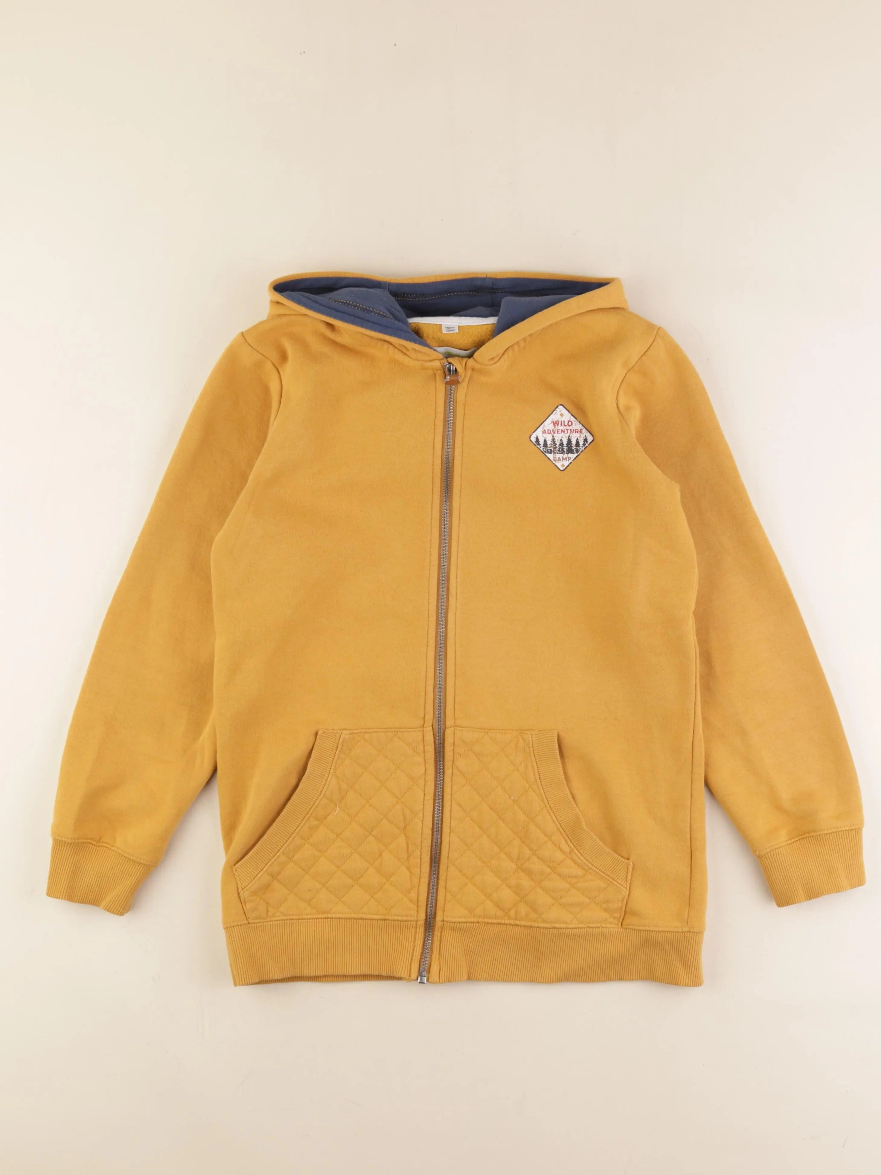 Vertbaudet - sweat jaune - 12 ans