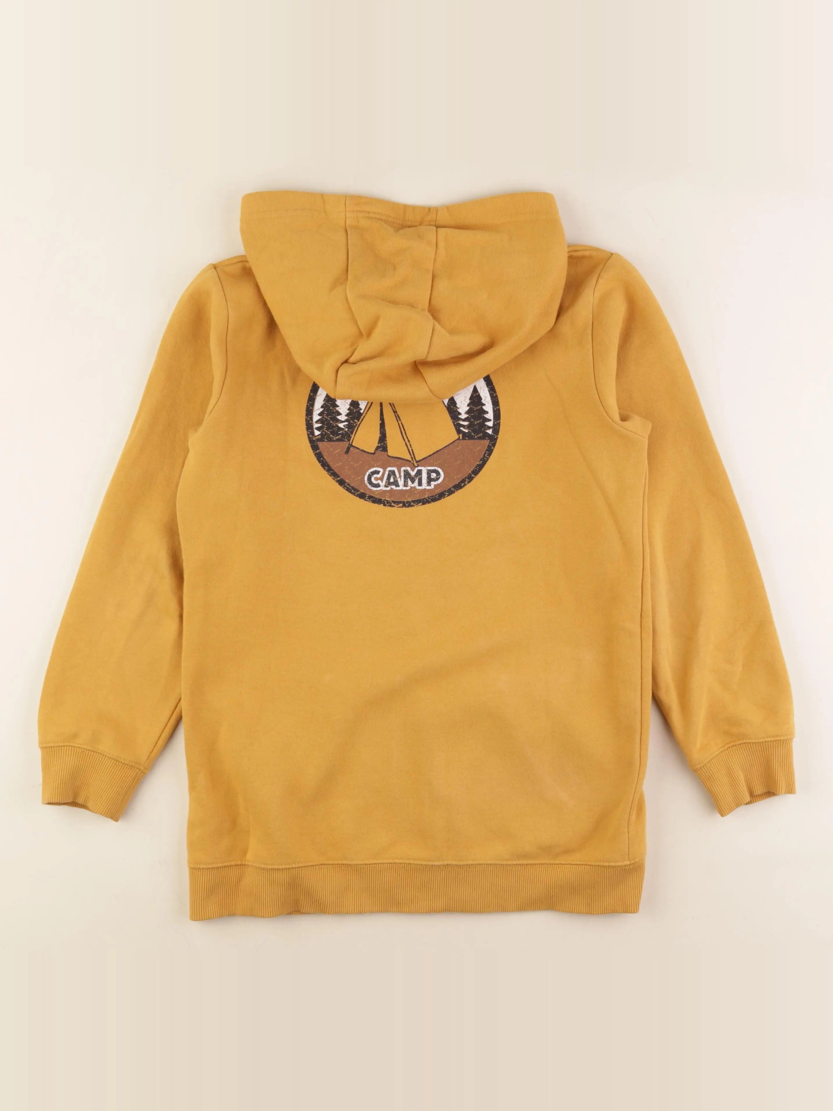 Vertbaudet - sweat jaune - 12 ans