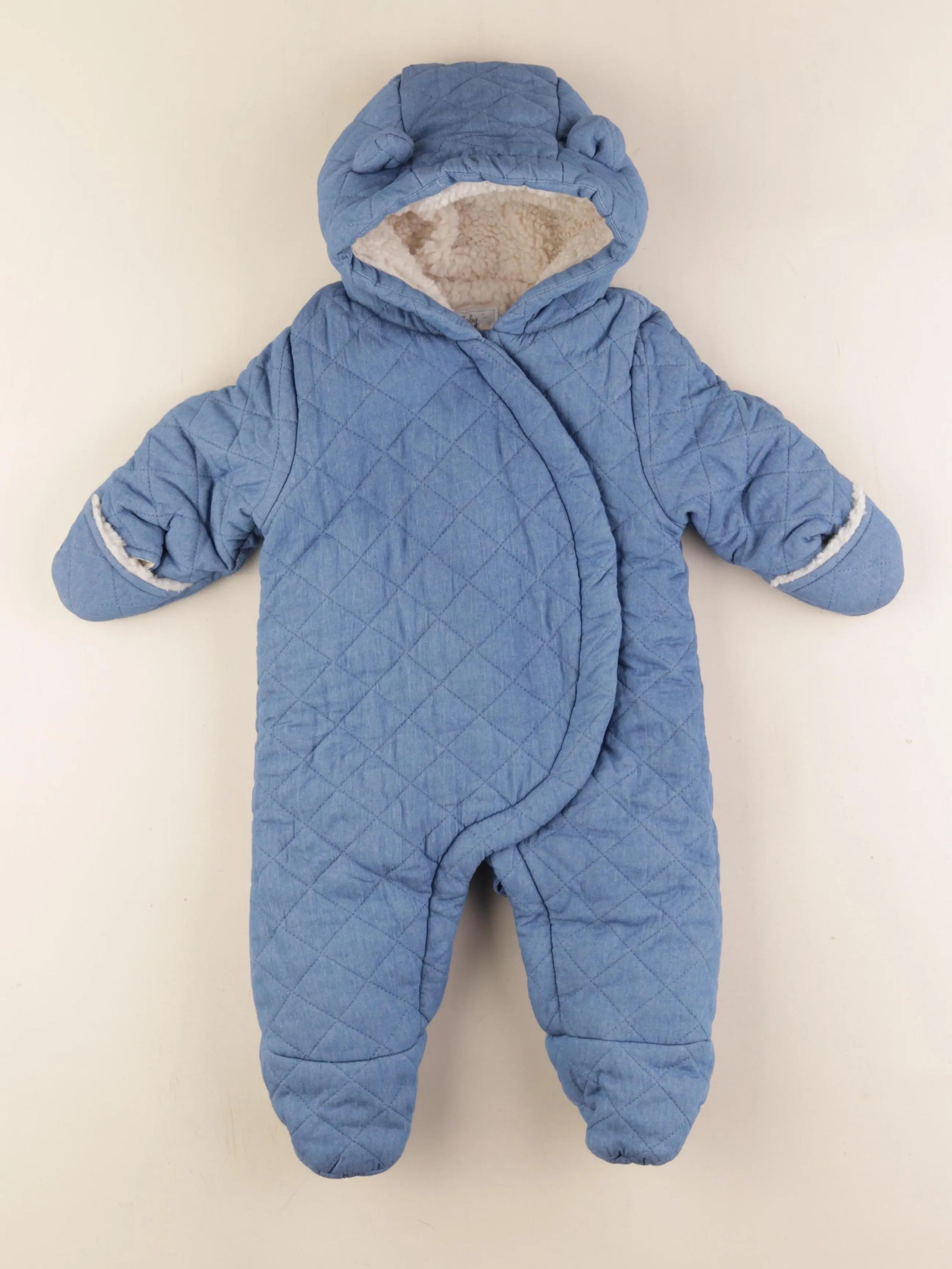 Vertbaudet - combi-pilote bleu - 9 mois