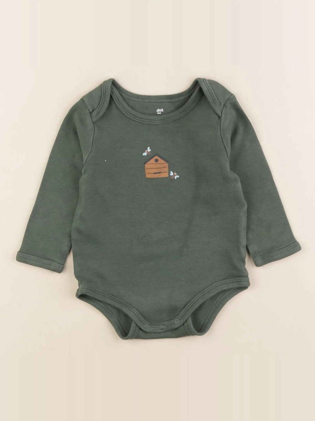 Vertbaudet - body vert - 9/12 mois