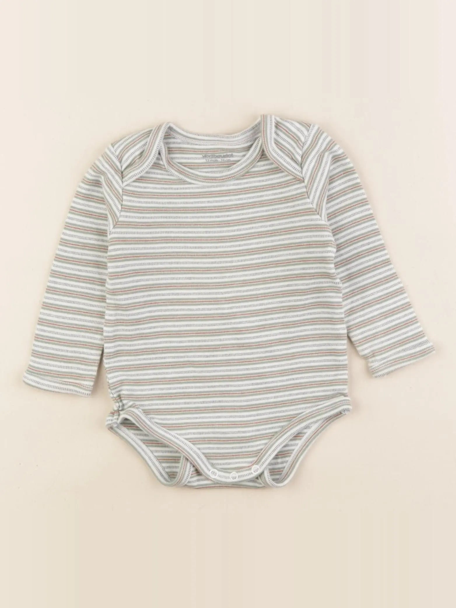 Vertbaudet - body vert - 12 mois