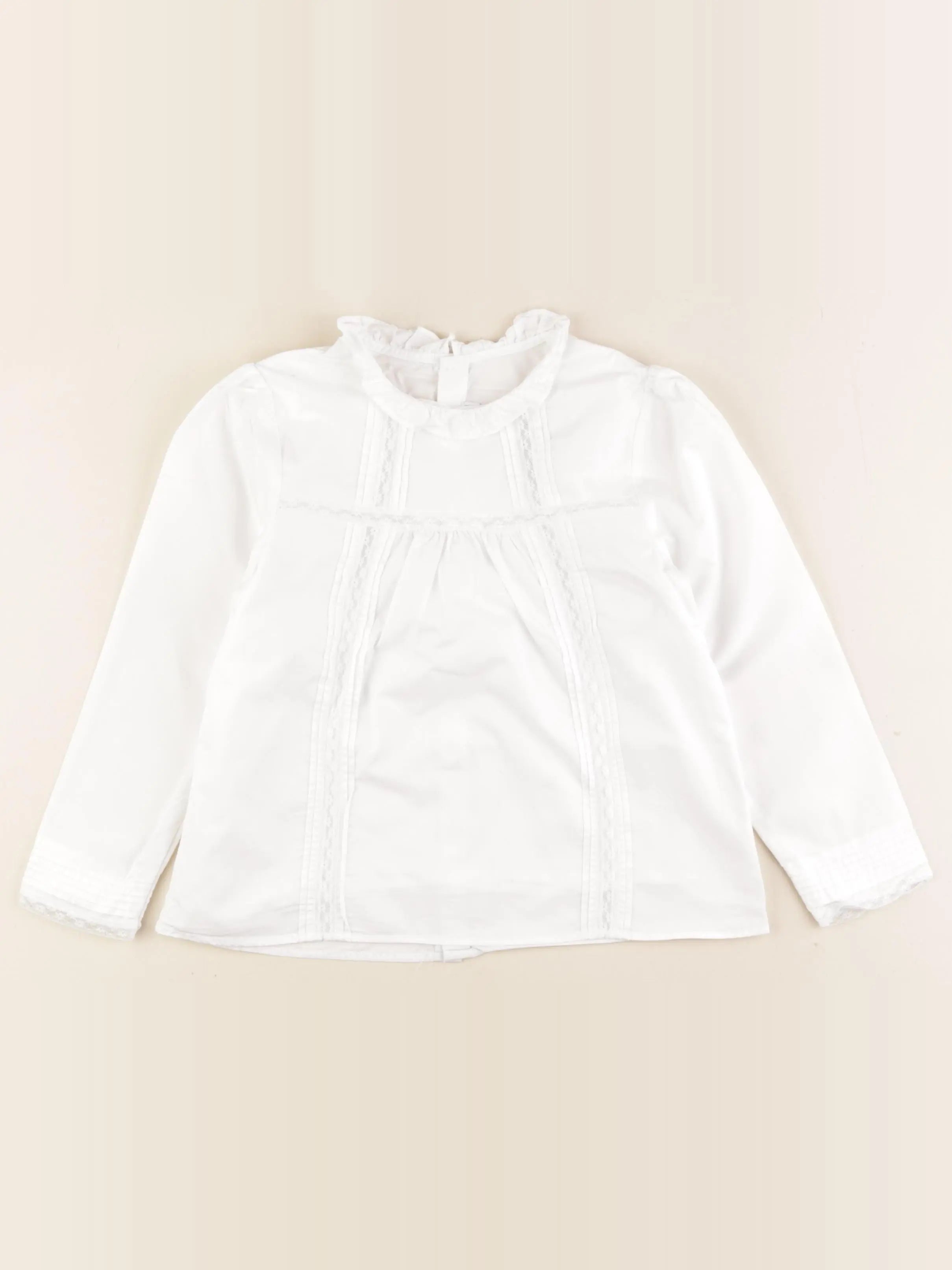 Jacadi - blouse blanc - 6 ans