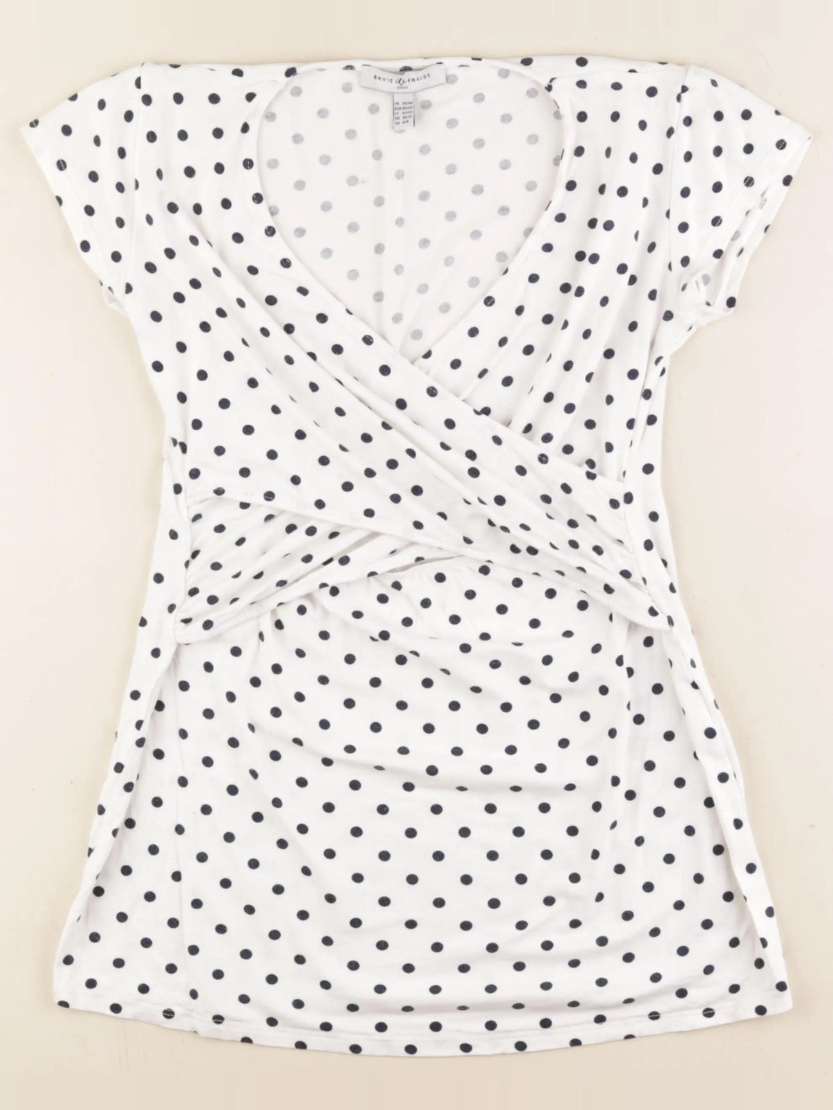 Envie de fraise - tee-shirt grossesse blanc - 38 à 40