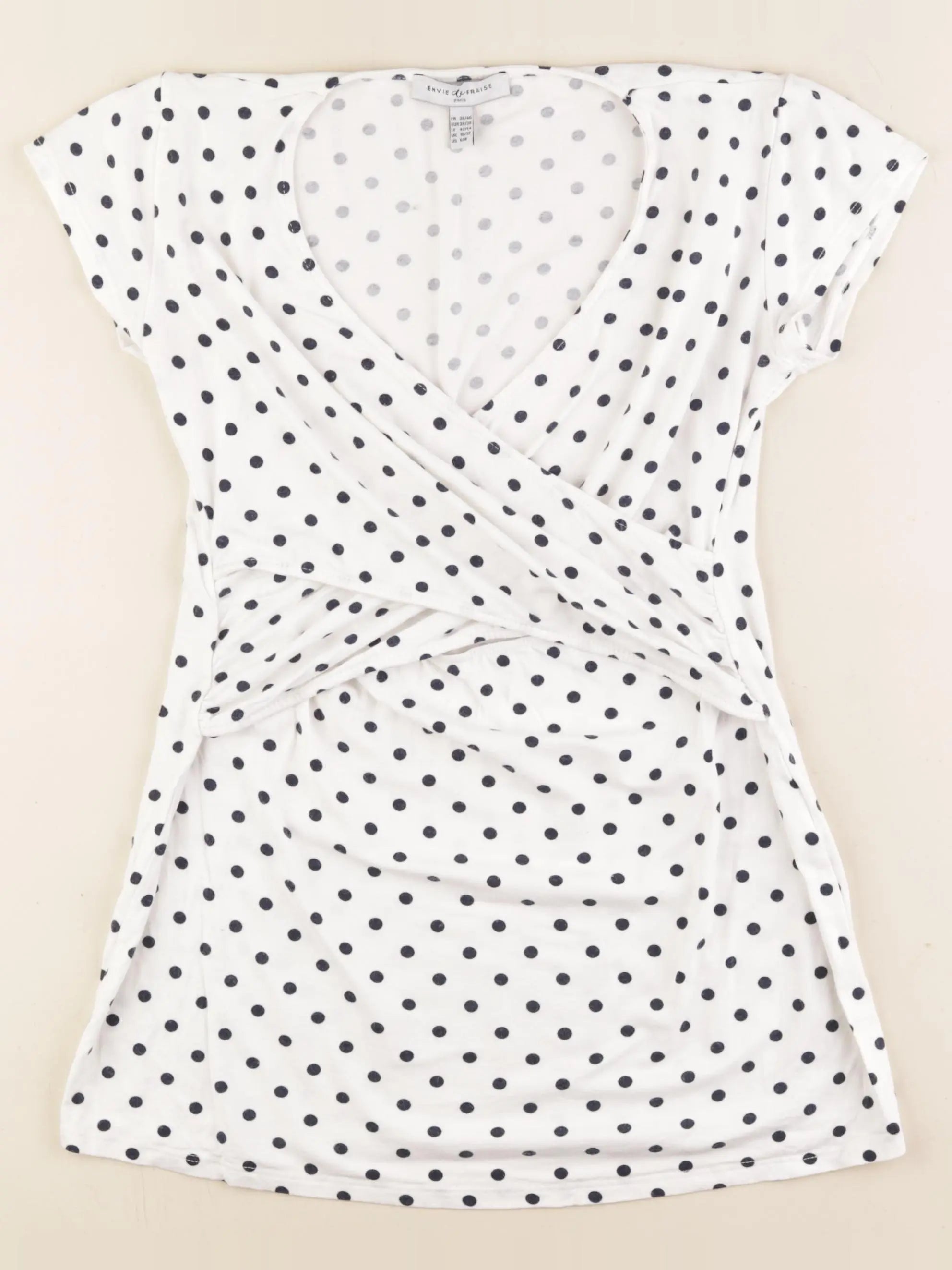 Envie de fraise - tee-shirt grossesse blanc - 38 à 40