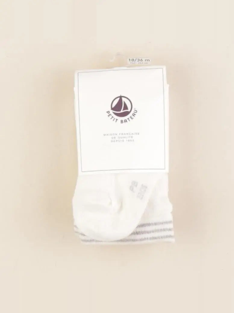 Petit Bateau - collants blanc - 18/36 mois