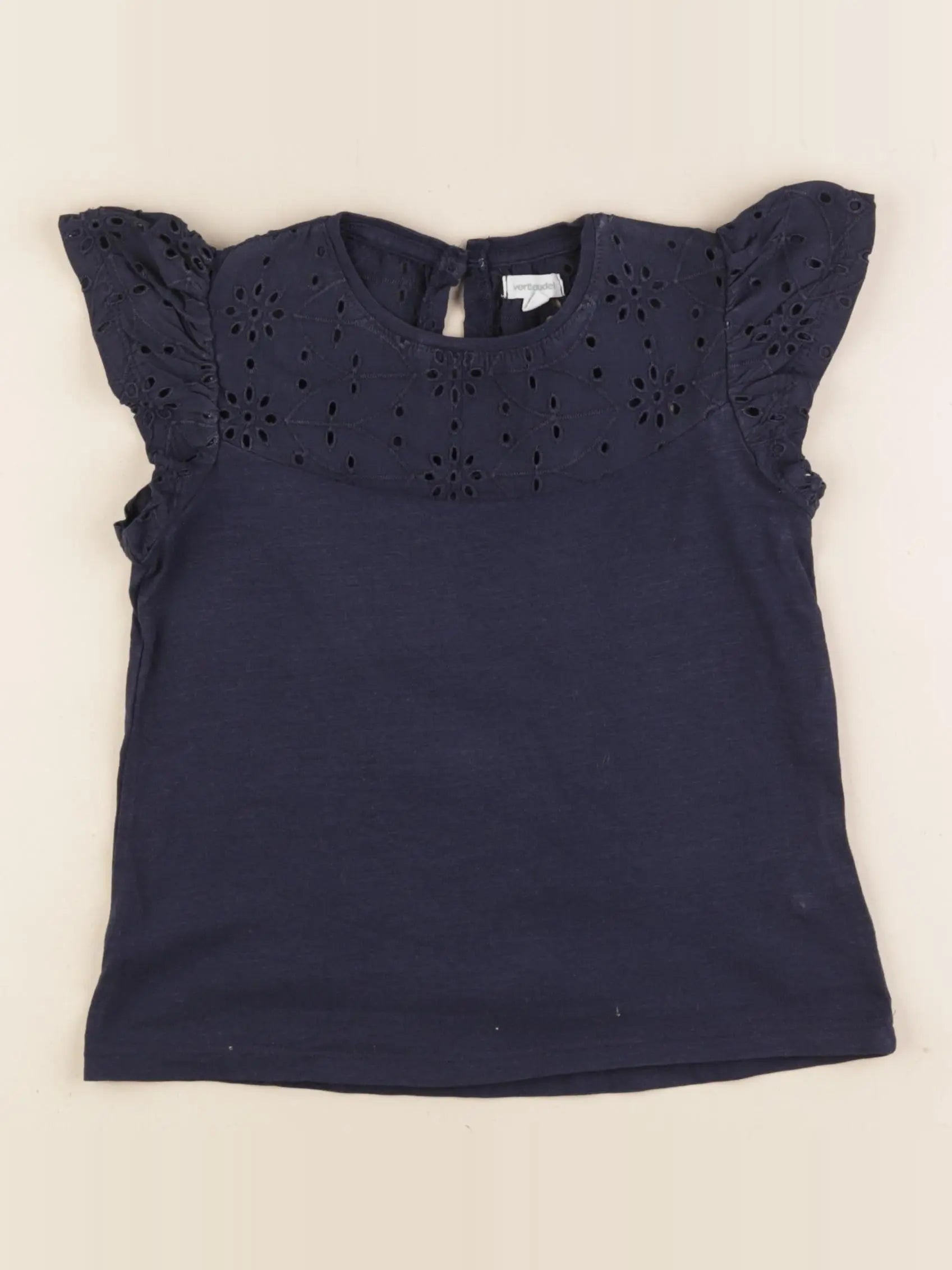 Vertbaudet - tee-shirt bleu - 6 ans