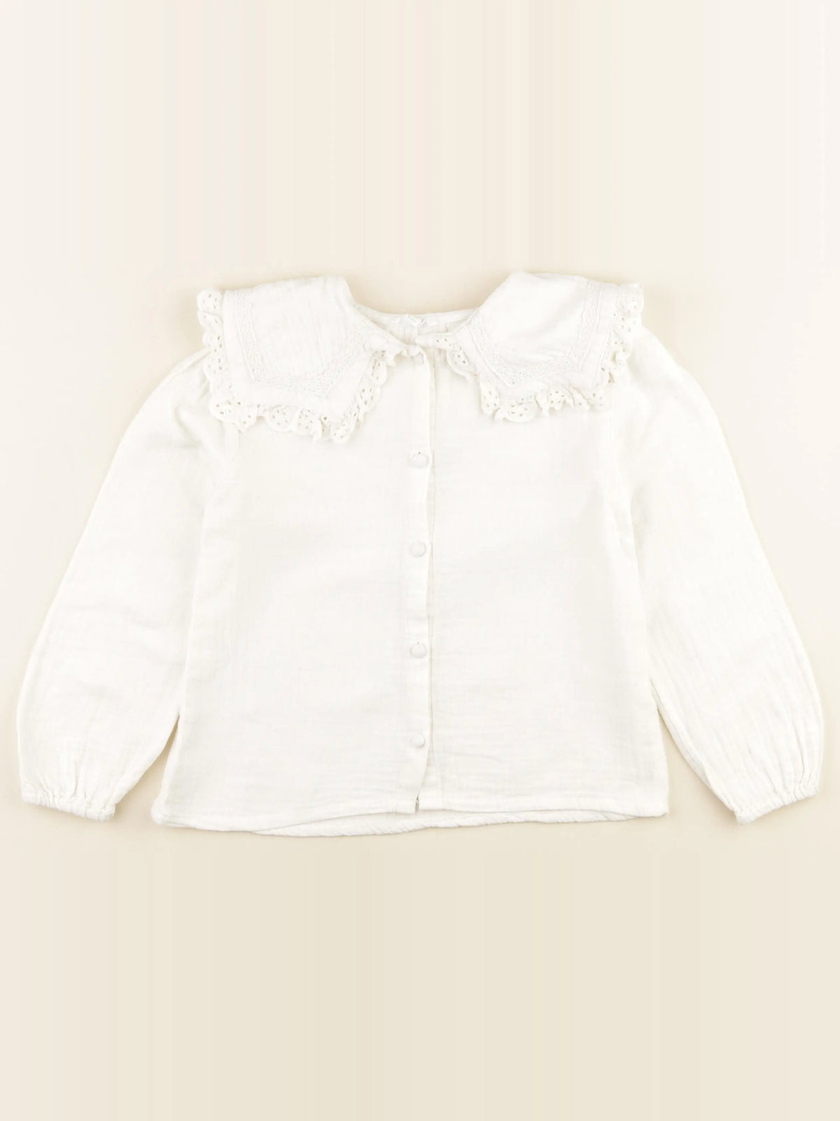 Vertbaudet - chemise blanc - 6 ans