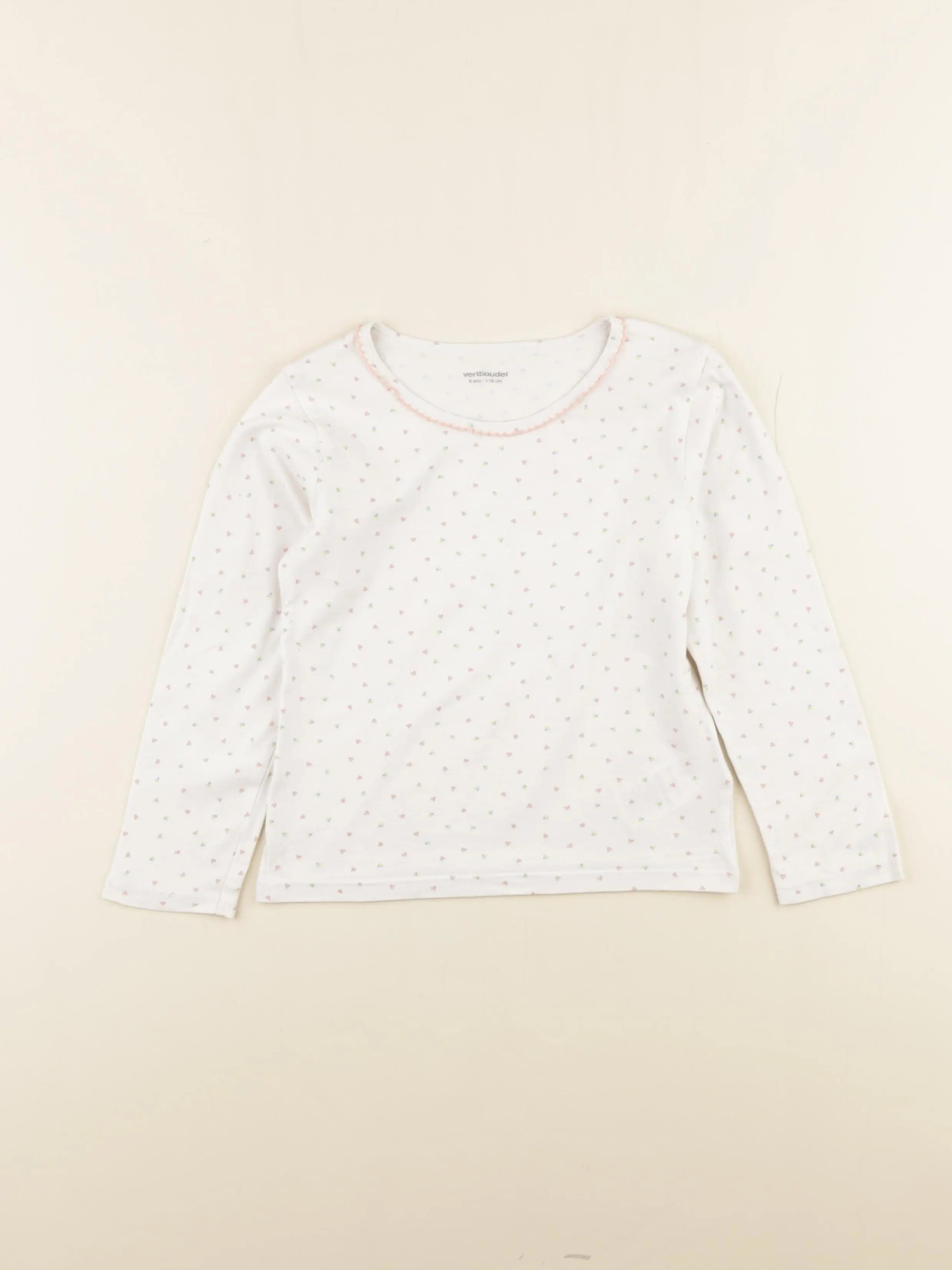 Vertbaudet - maillot de corps multicolore - 6 ans