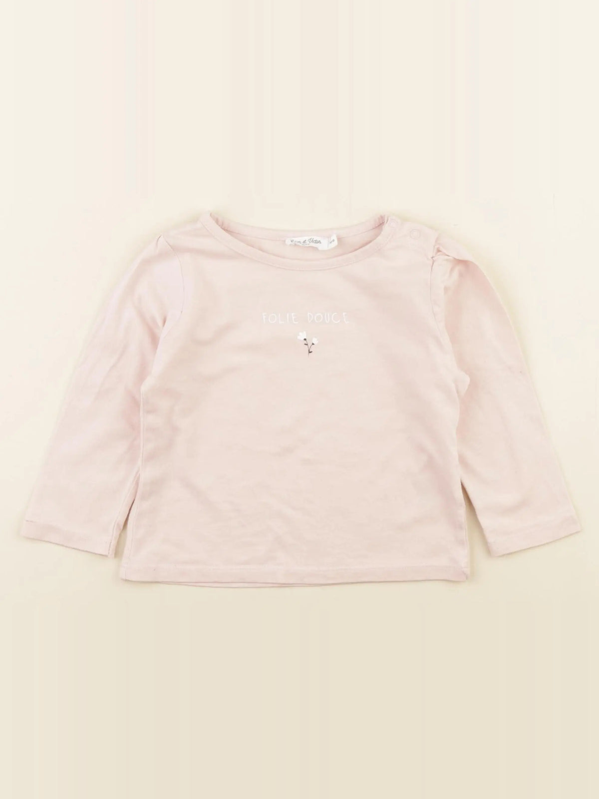 Eden & Victor - tee-shirt rose - 18 mois