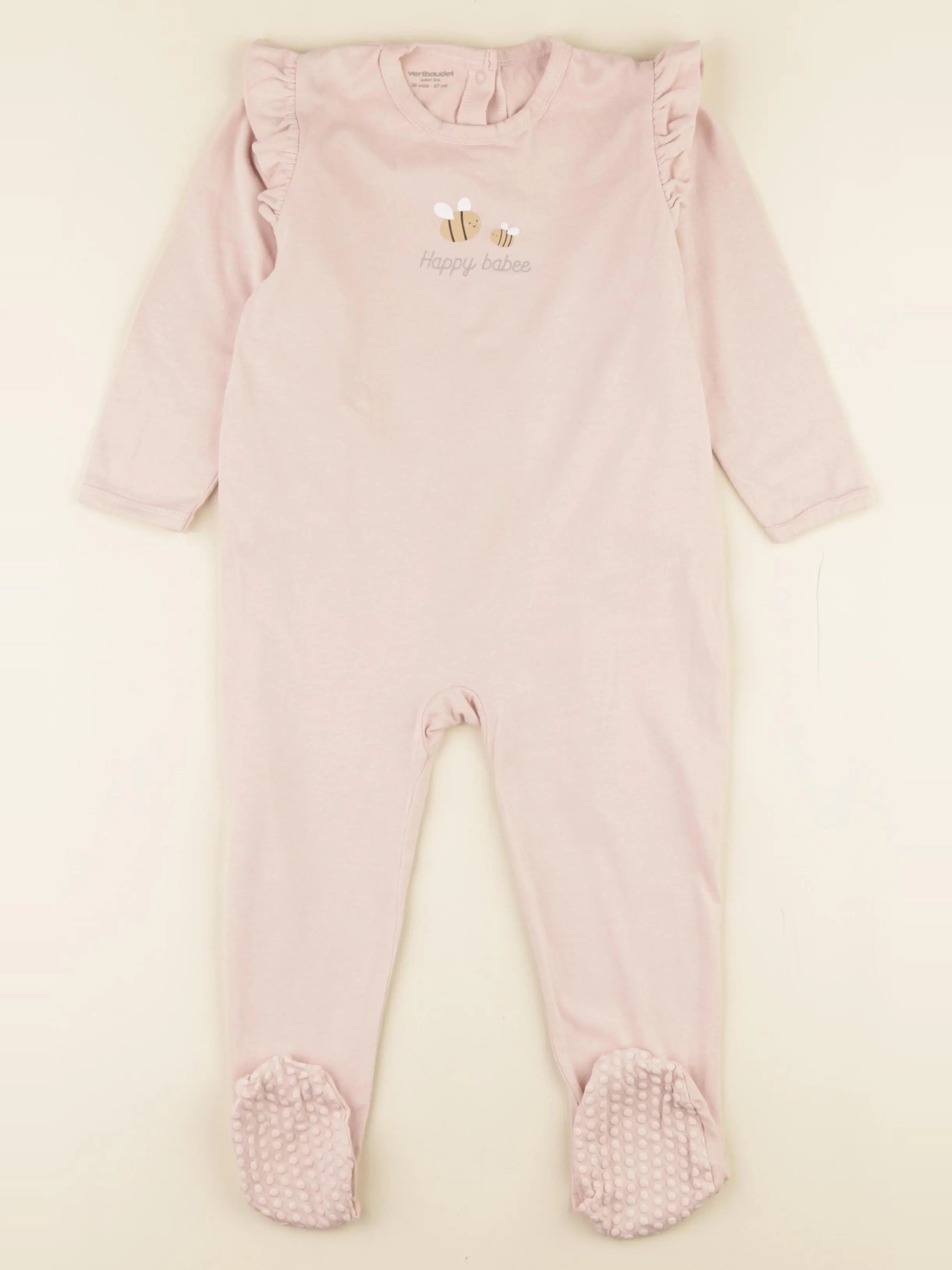 Vertbaudet - pyjama coton rose - 36 mois