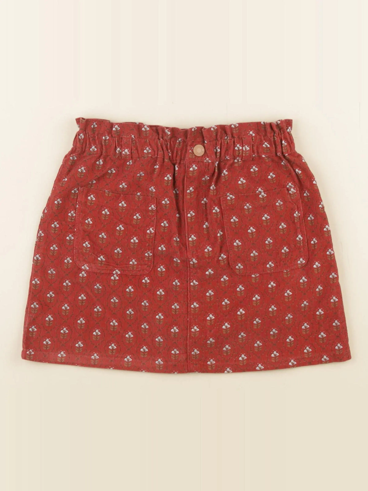 Vertbaudet - jupe rouge - 9 ans