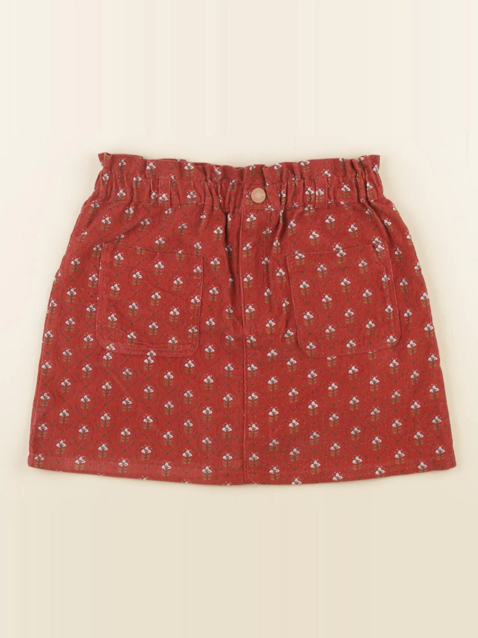 Vertbaudet - jupe rouge - 9 ans