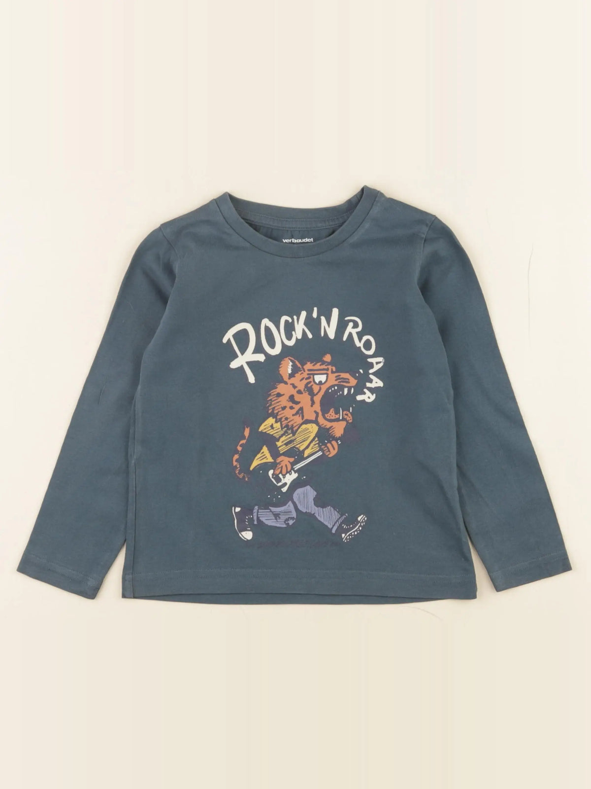 Vertbaudet - tee-shirt bleu - 3 ans