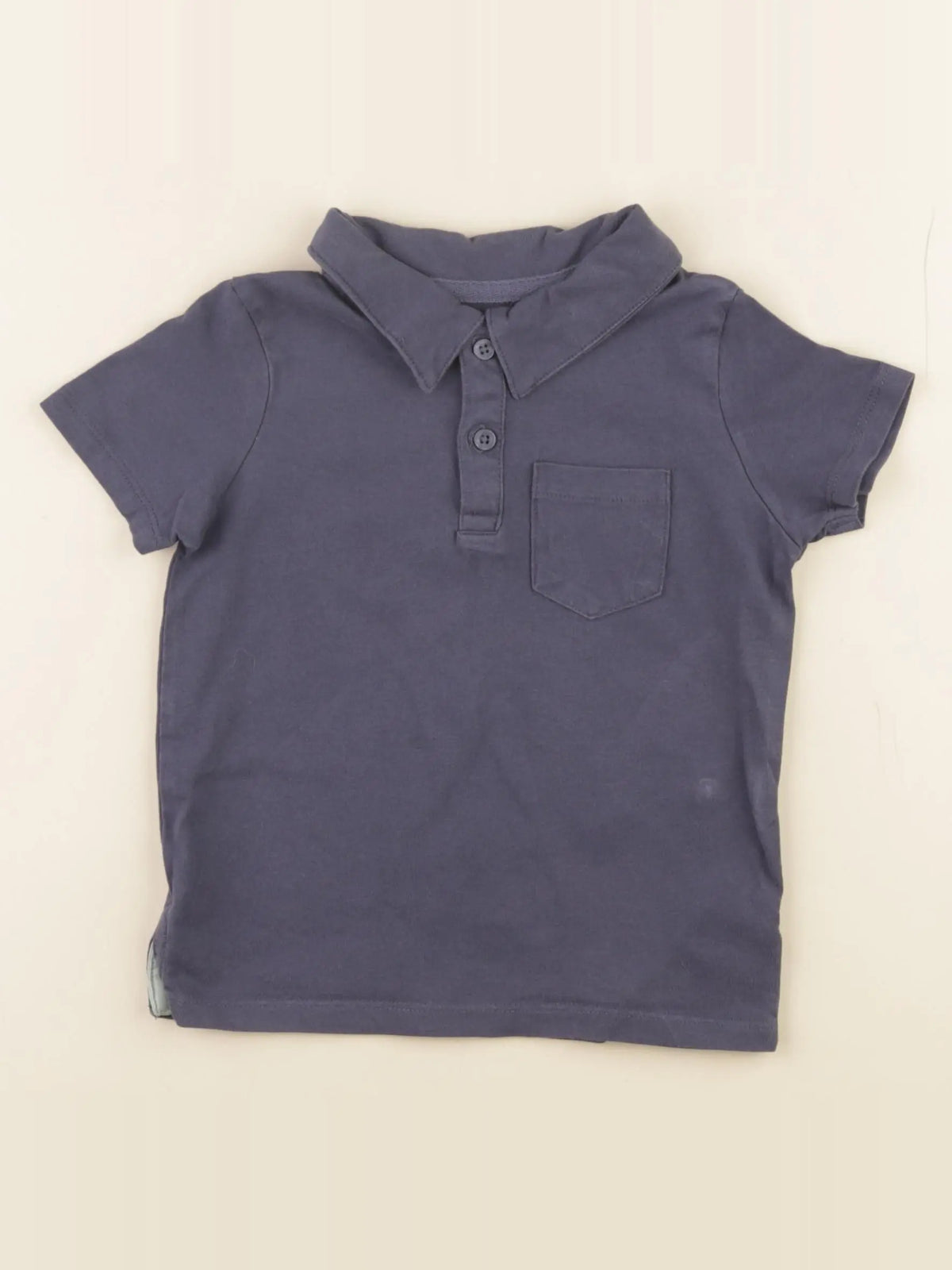 Vertbaudet - polo bleu - 3 ans