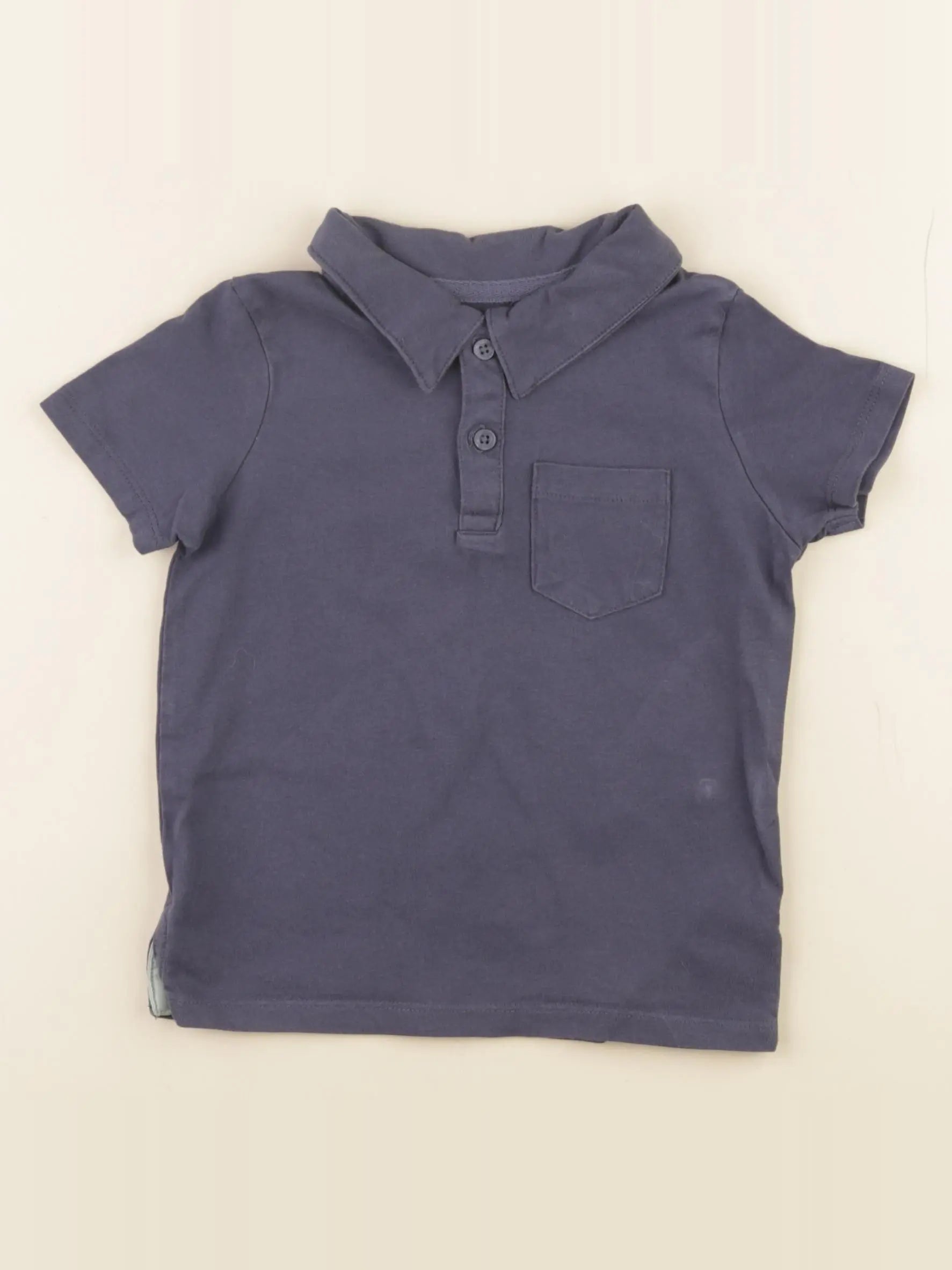 Vertbaudet - polo bleu - 3 ans