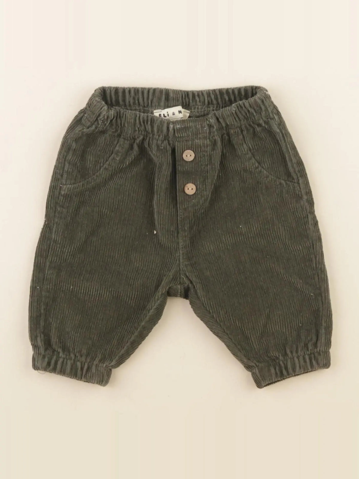 Eli & Nev - pantalon vert - 0/3 mois
