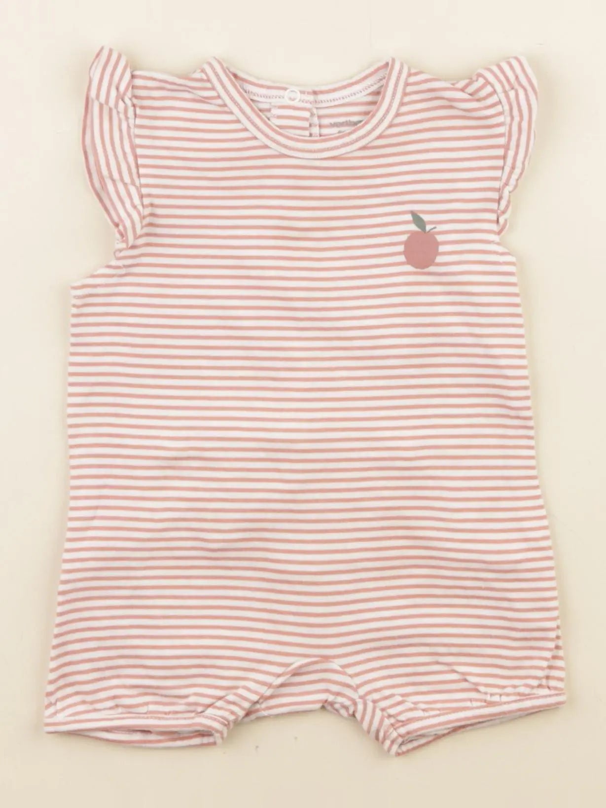 Vertbaudet - pyjama coton rose - 6 mois