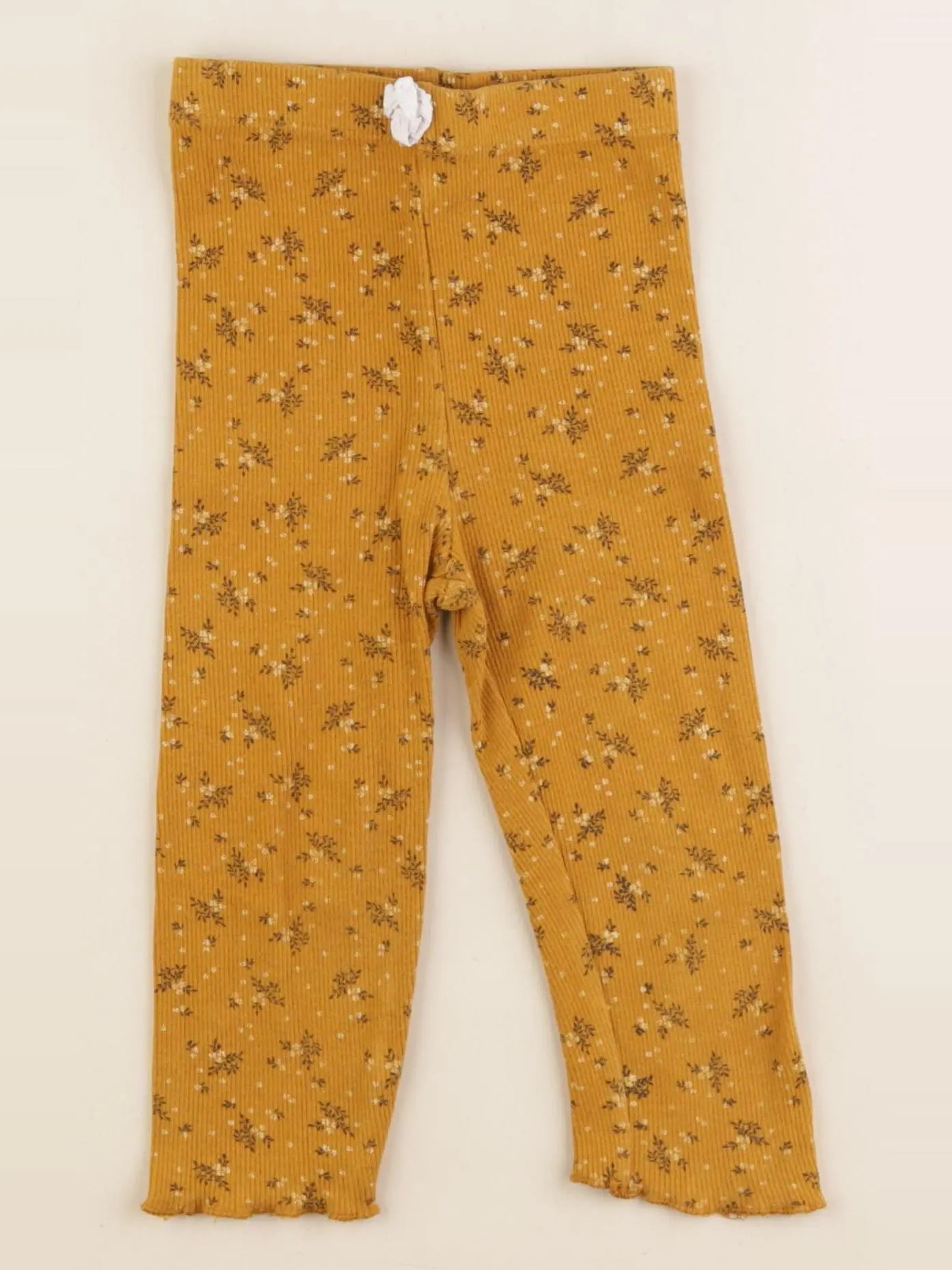 Vertbaudet - legging jaune - 2 ans