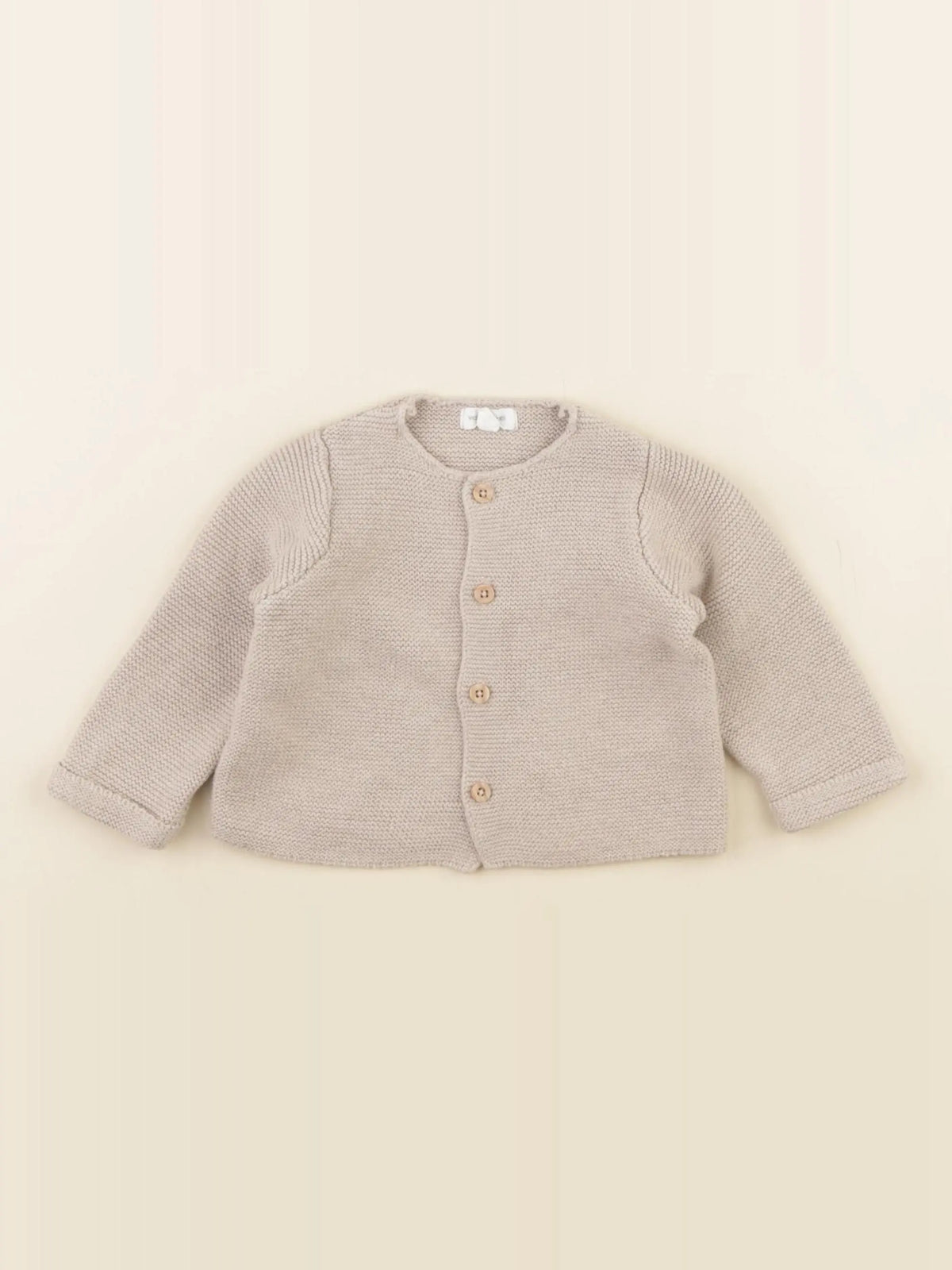 Vertbaudet - gilet marron - 6 mois