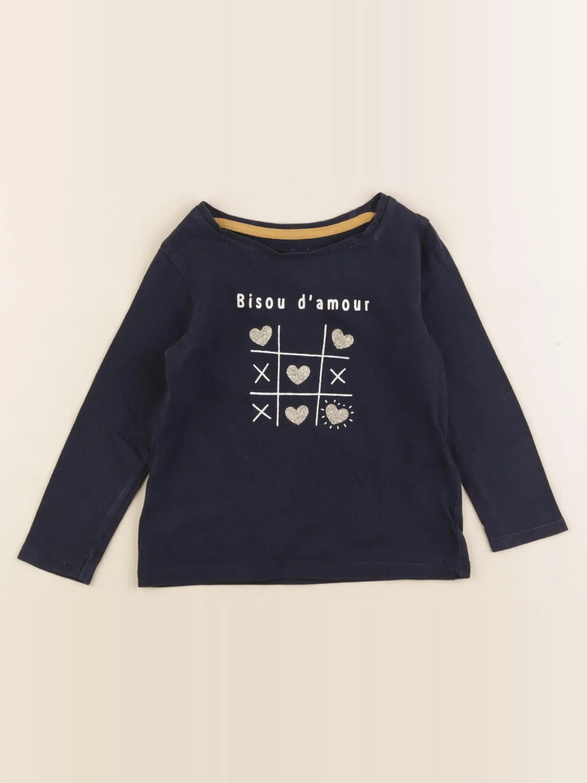 Vertbaudet - tee-shirt bleu - 2 ans