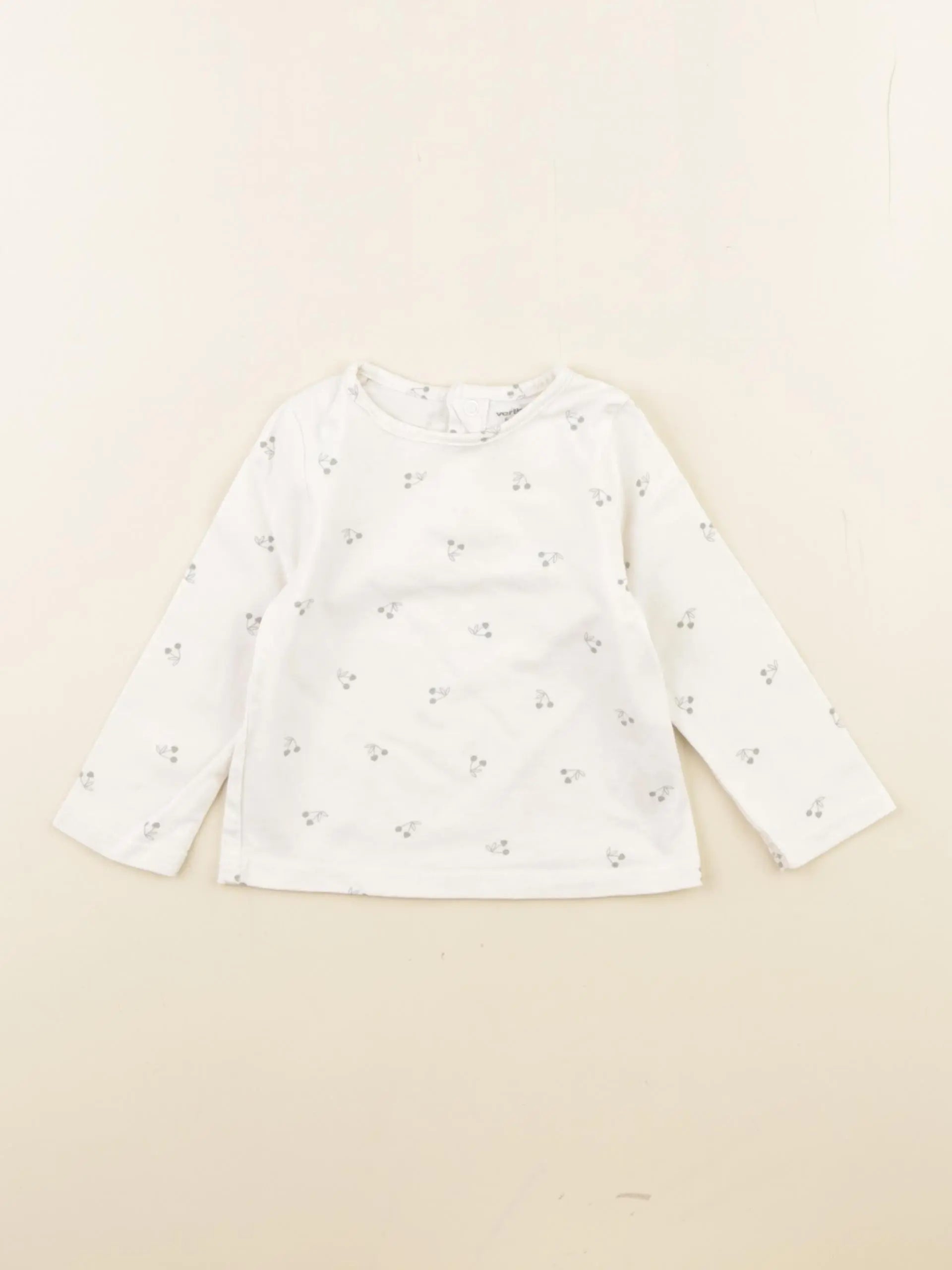 Vertbaudet - tee-shirt blanc - 6 mois