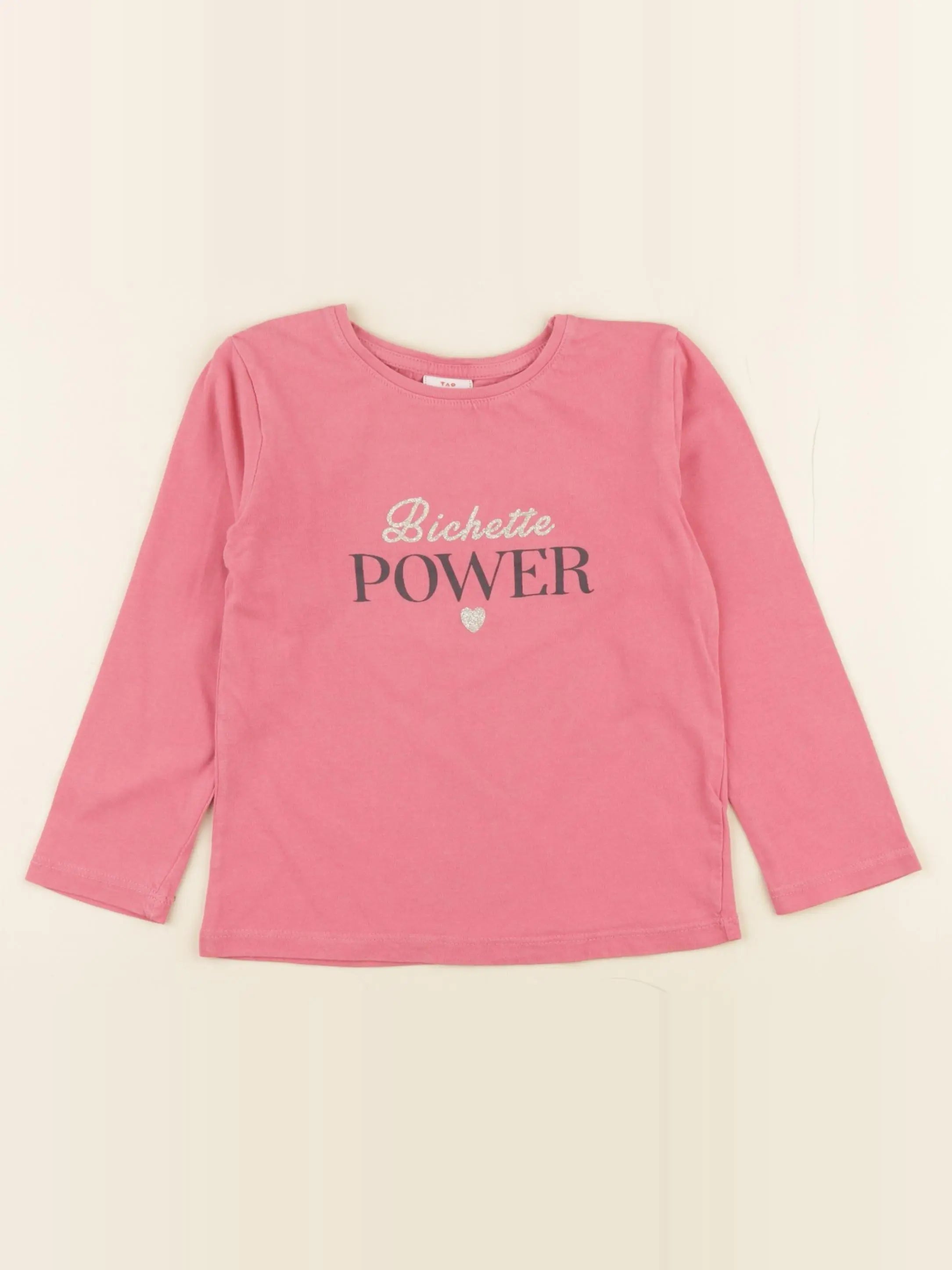 Tape à l'oeil - tee-shirt rose - 4 ans