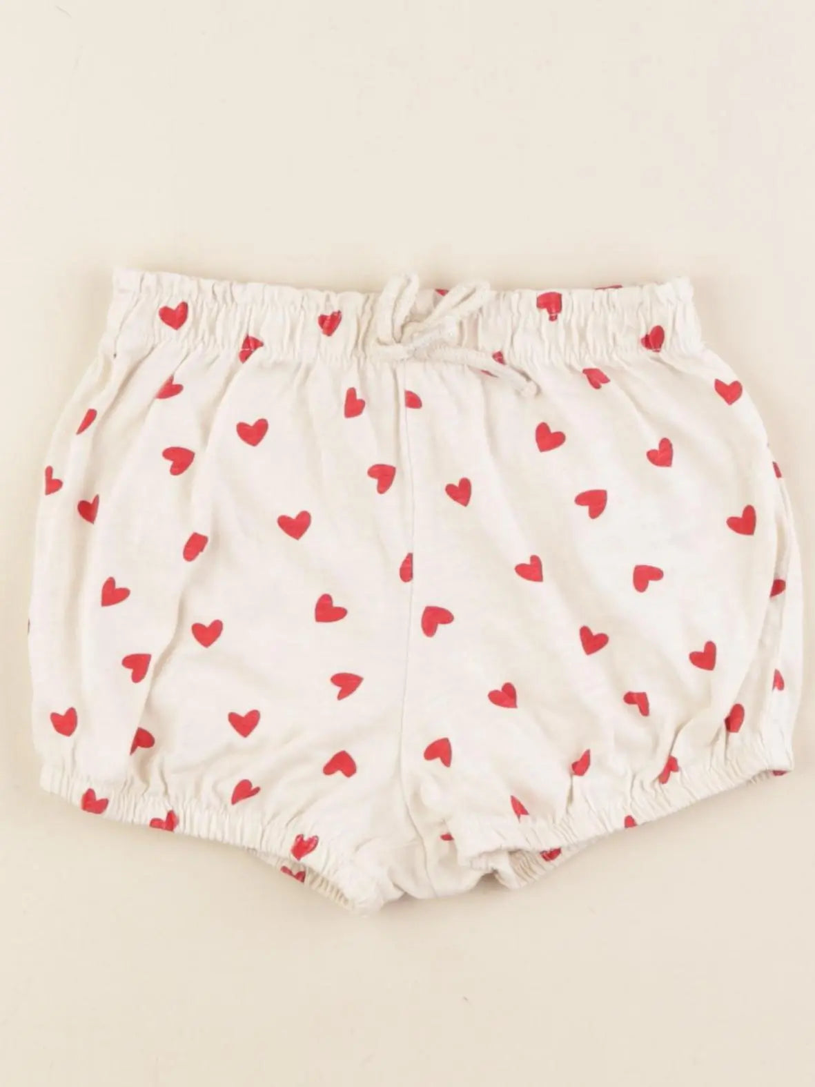 Vertbaudet - bloomer blanc, rouge - 24 mois