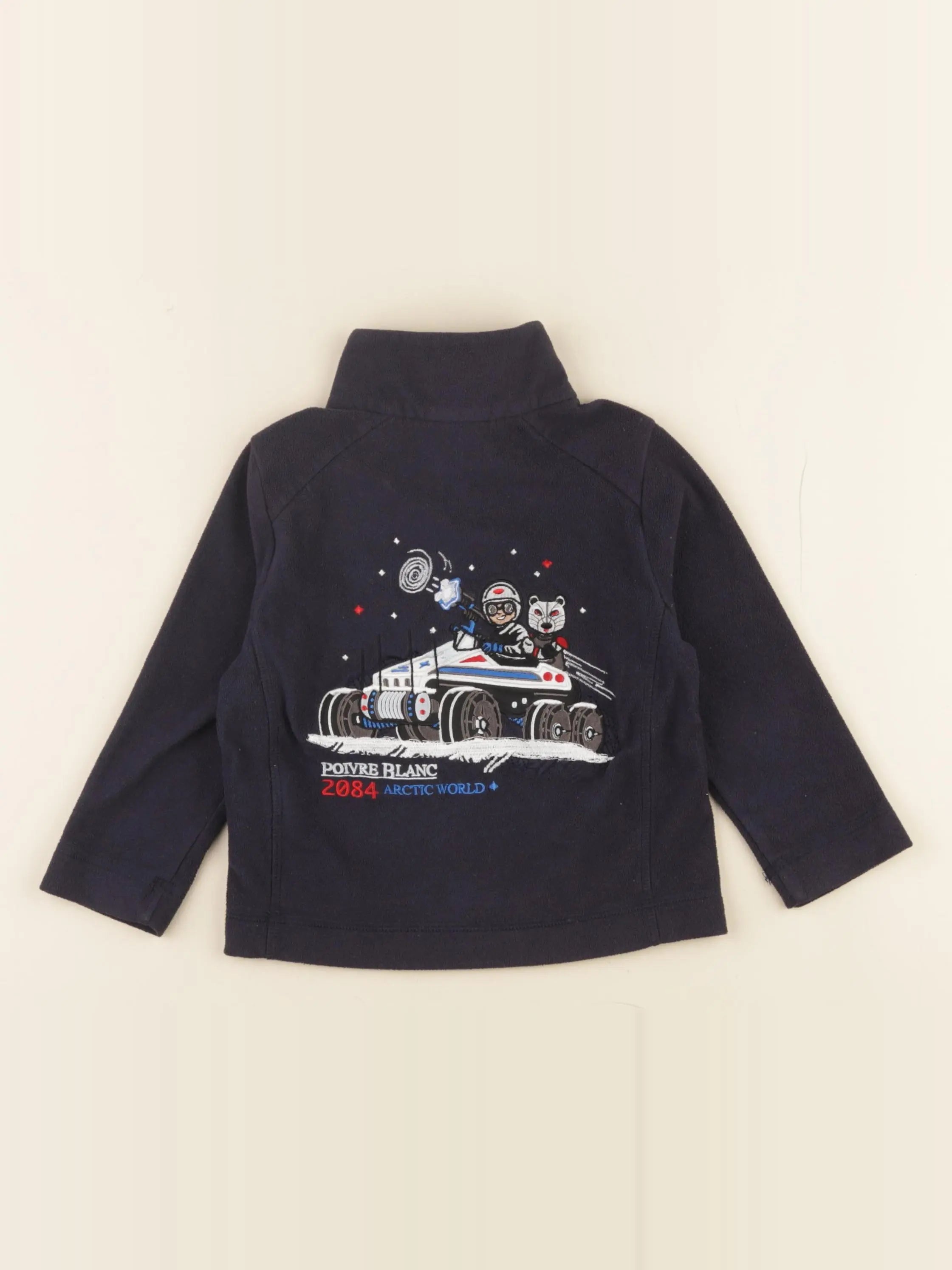 Poivre Blanc Ski - polaire bleu - 18 mois