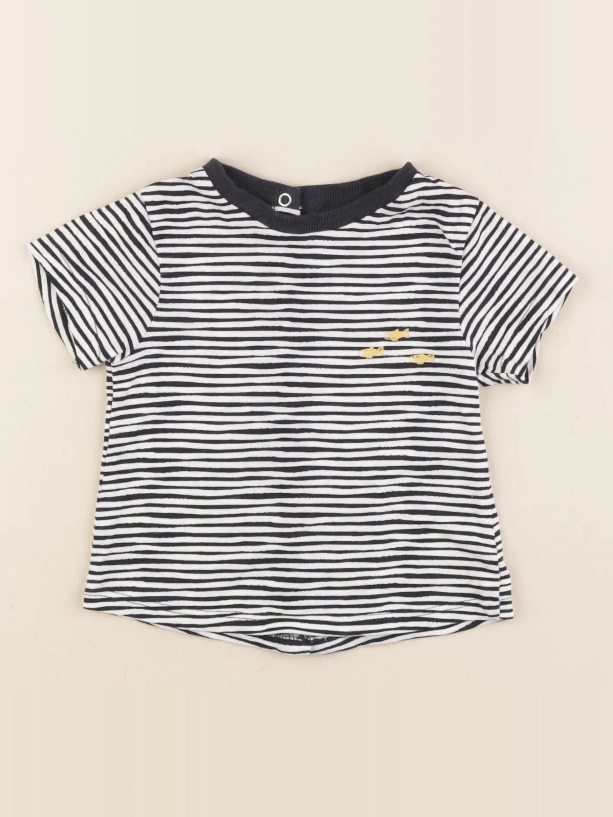 Vertbaudet - tee-shirt bleu - 3 mois