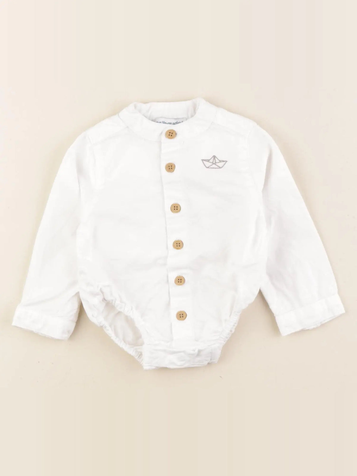 Vertbaudet - combinaison blanc - 1 mois