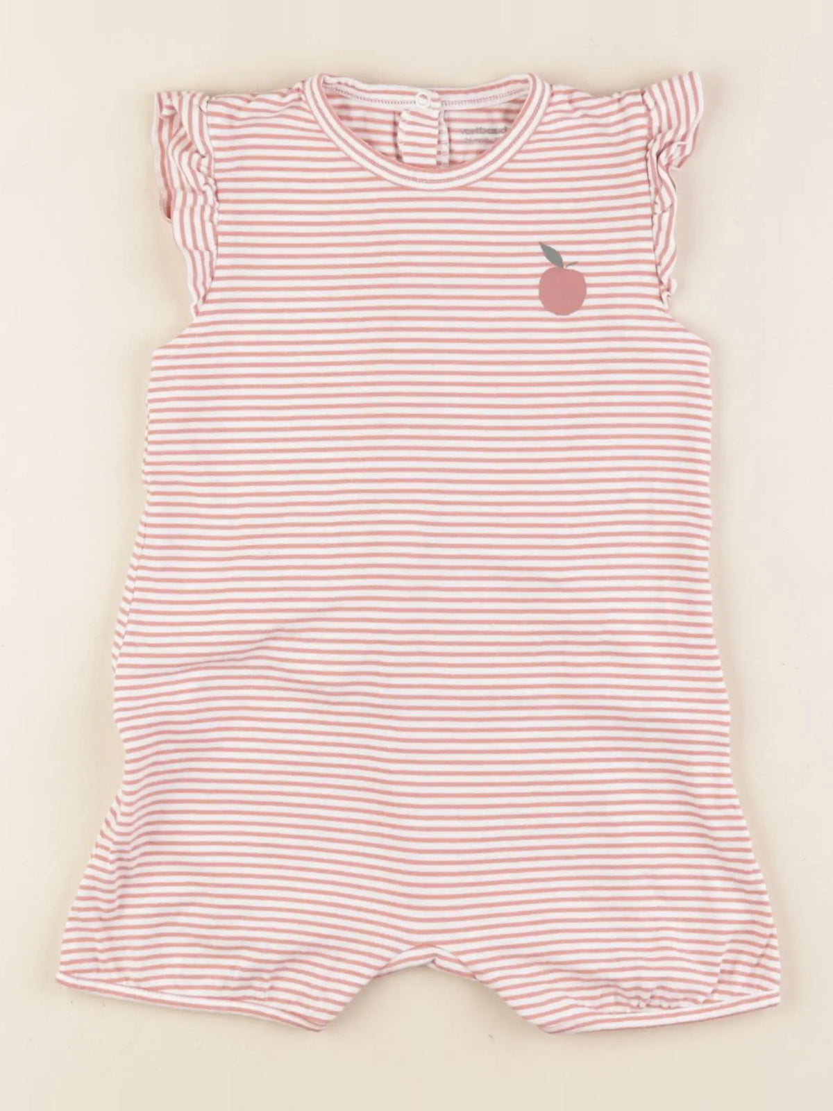 Vertbaudet - pyjama coton rose - 24 mois