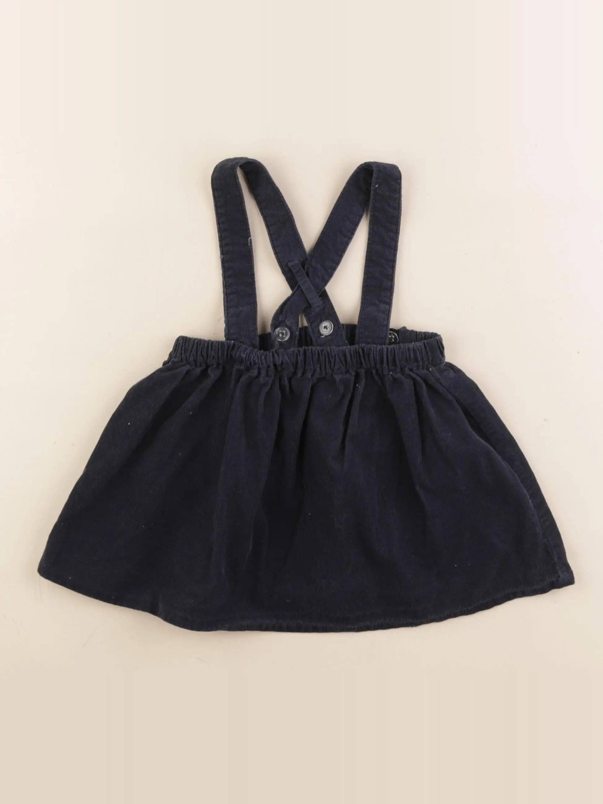 H&M - jupe bleu - 6/9 mois