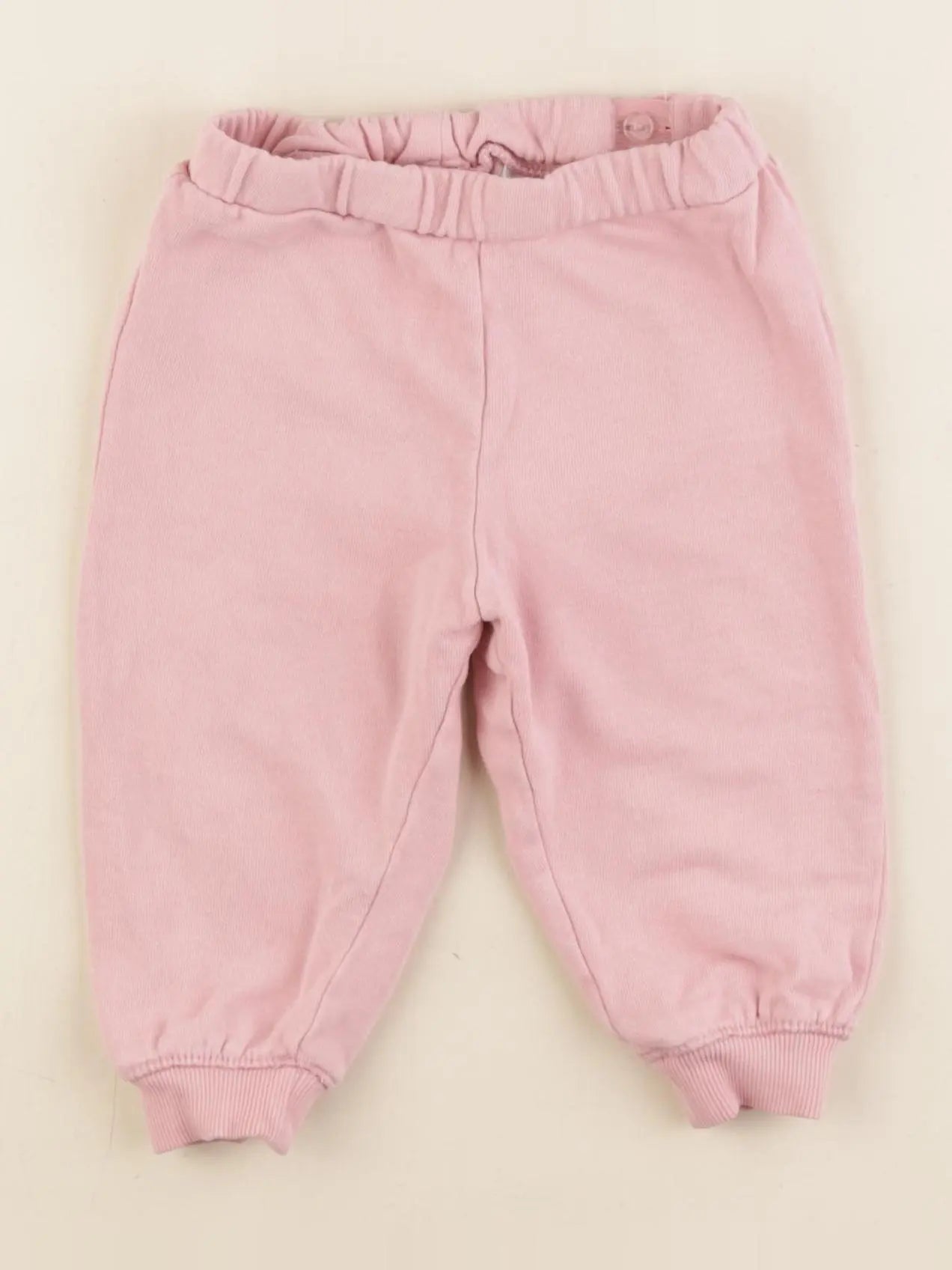 H&M - jogging rose - 6/9 mois